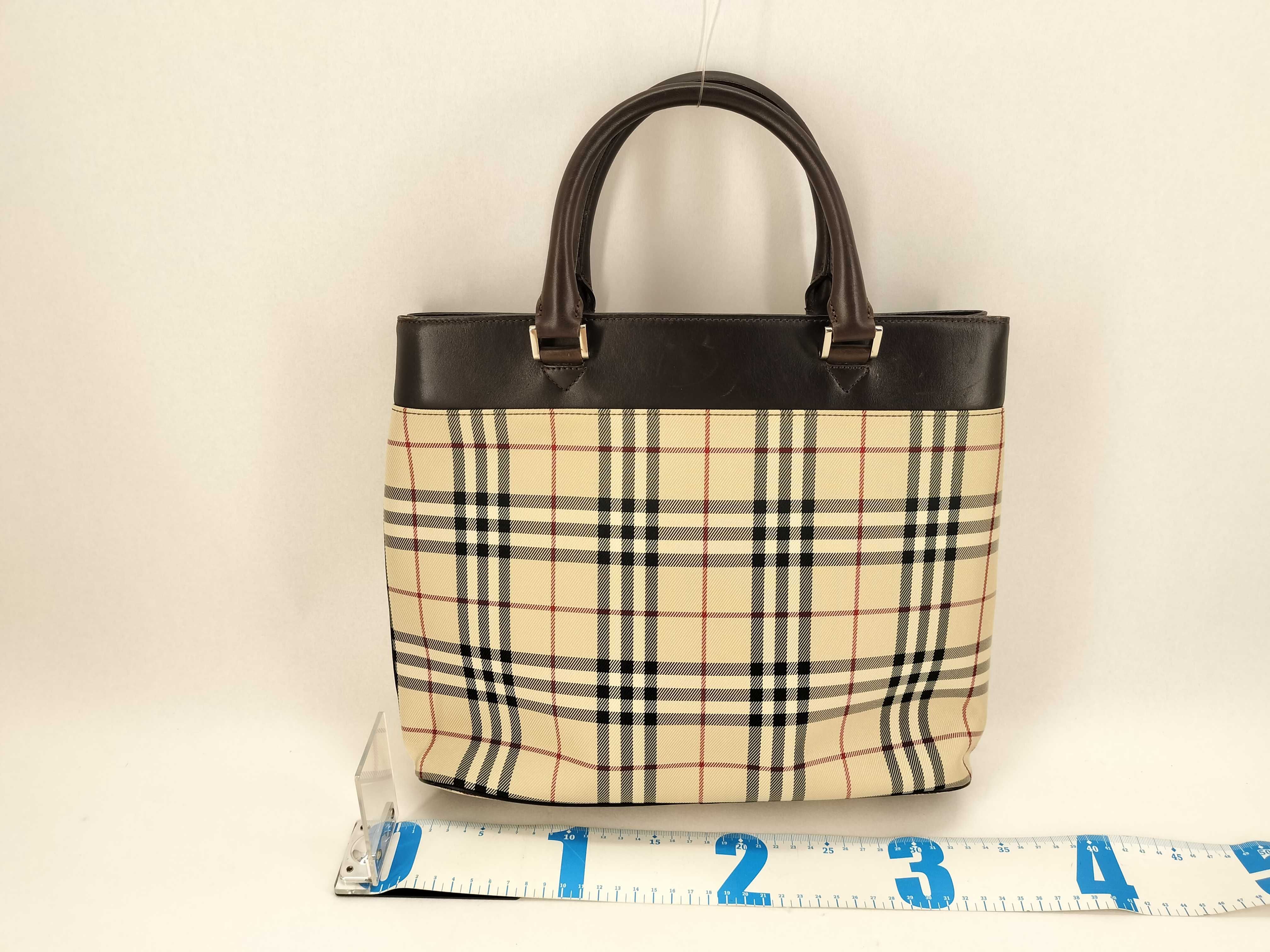 tote bag, Nova check handbag — view 2