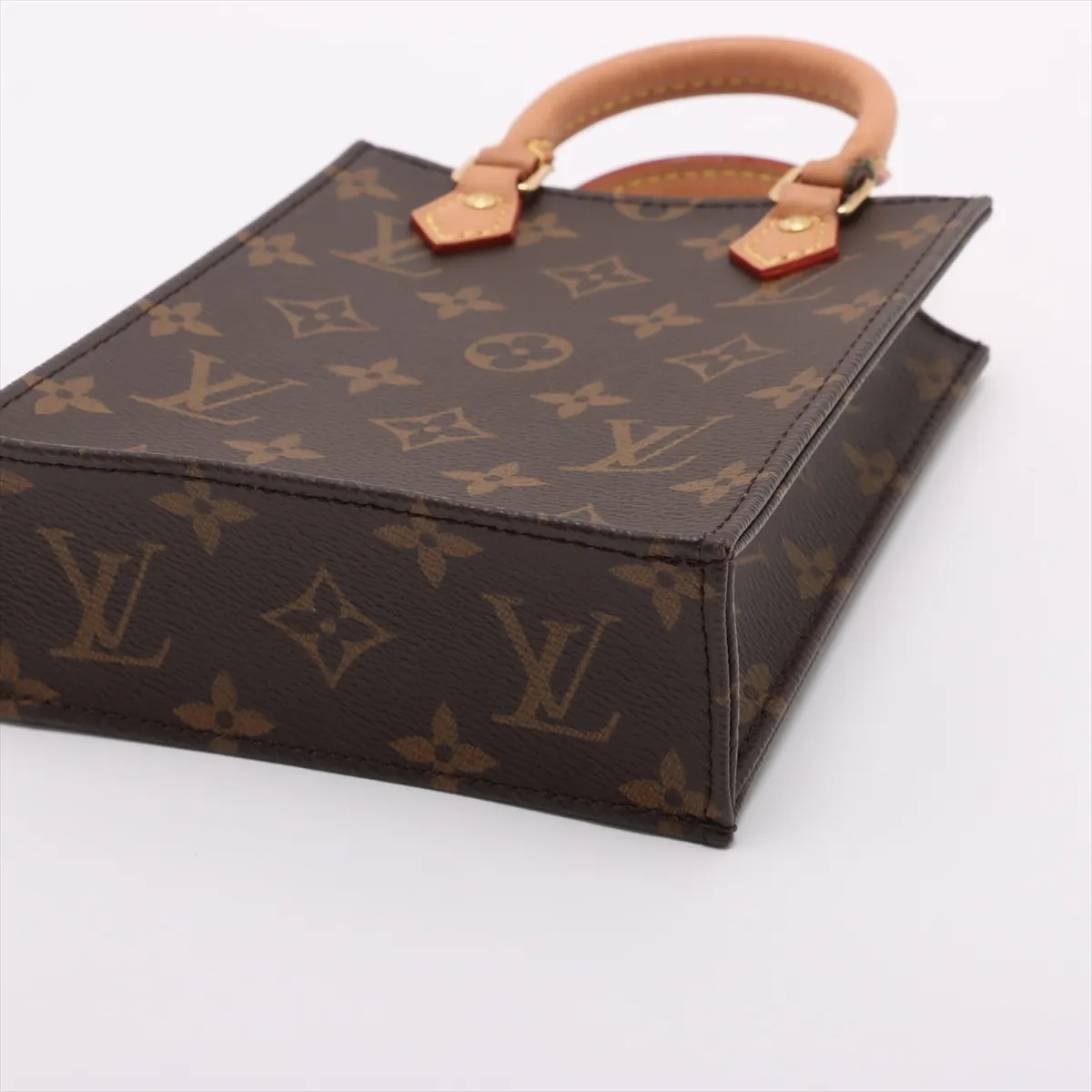 Monogram Petit Sac Plat M69442 SP4290 Brown RFID reaction available — view 3