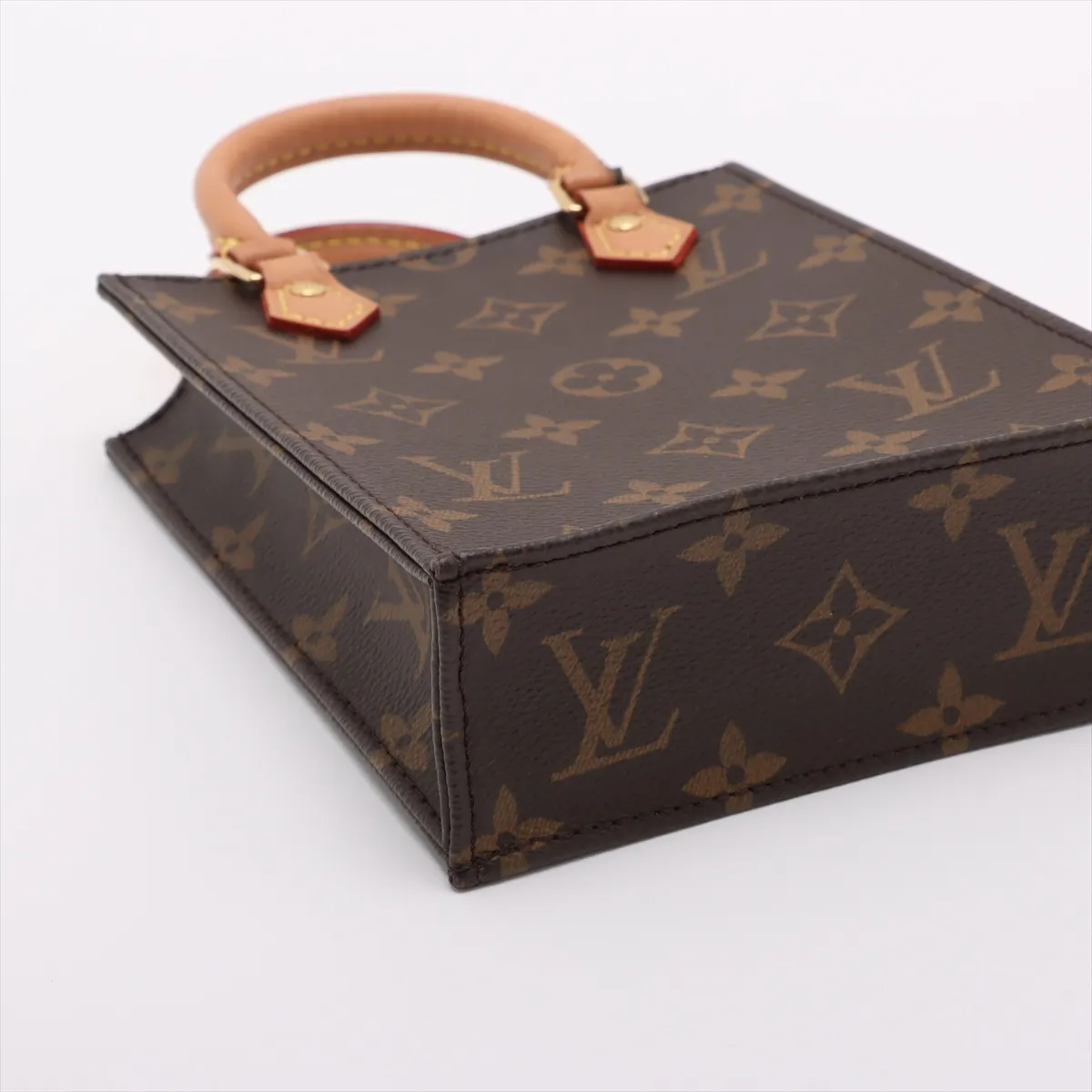 Monogram Petit Sac Plat M69442 SP4290 Brown RFID reaction available — view 4