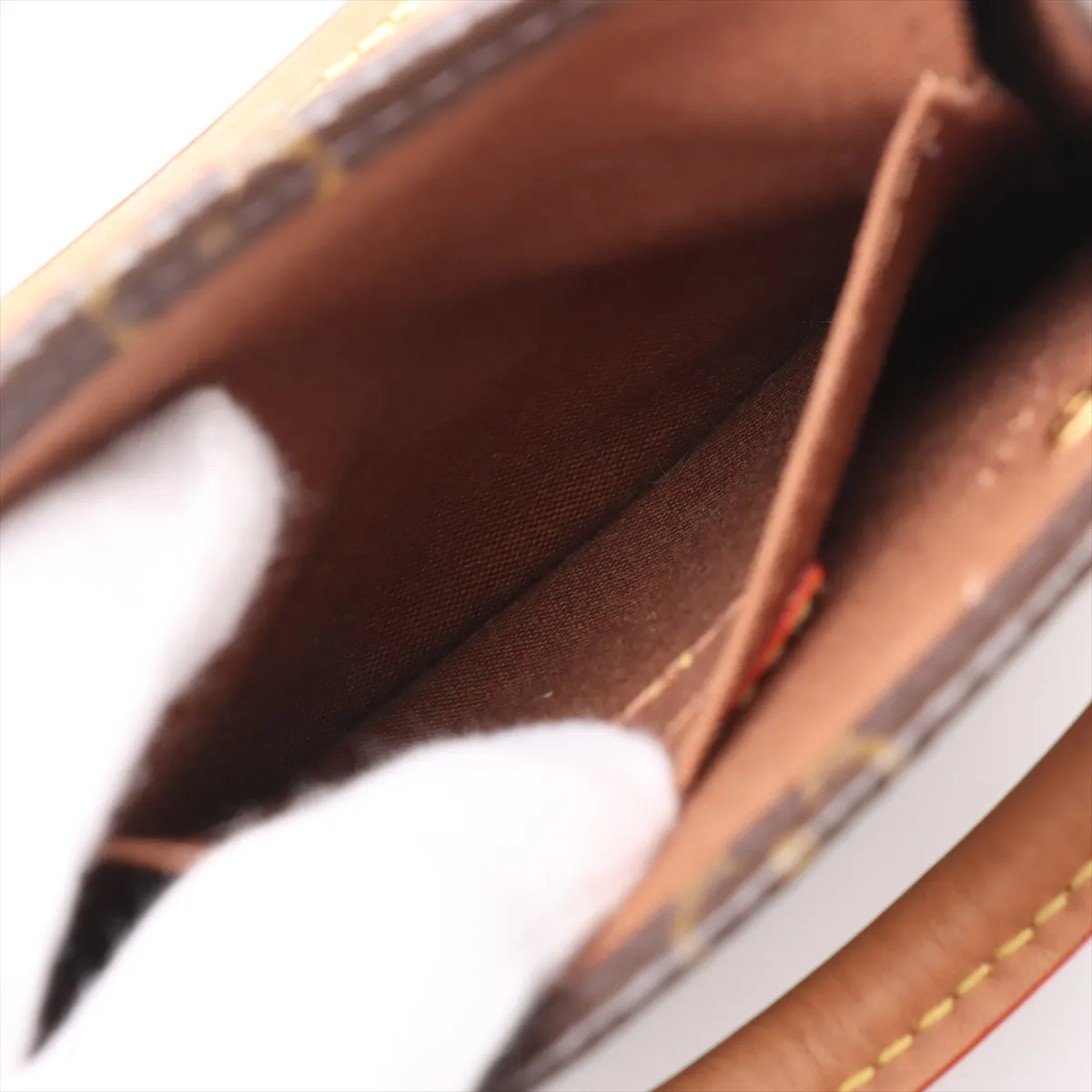 Monogram Petit Sac Plat M69442 SP4290 Brown RFID reaction available — view 9