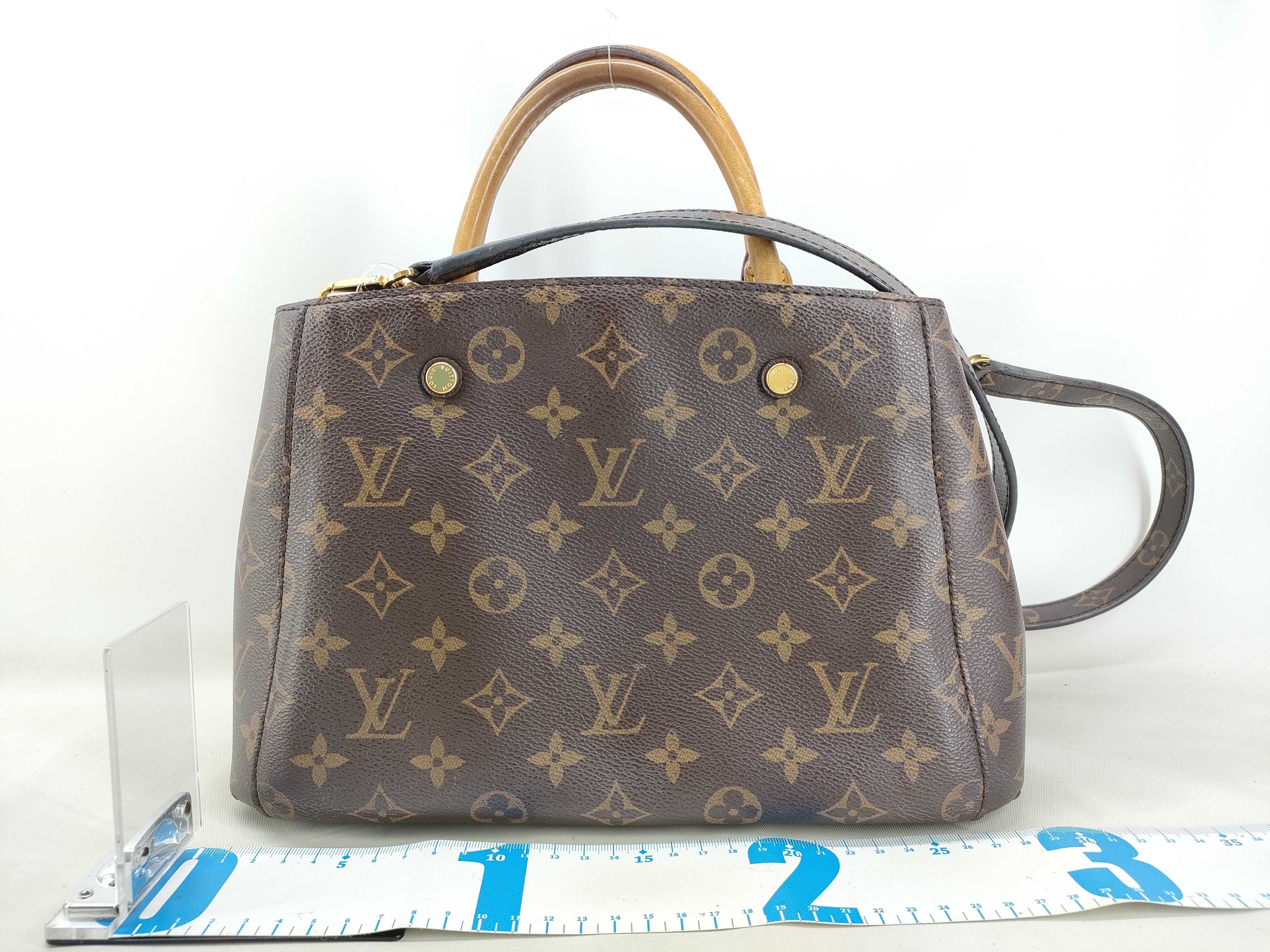 Monogram Montaigne 2-way Monogram Leather Hand — view 2