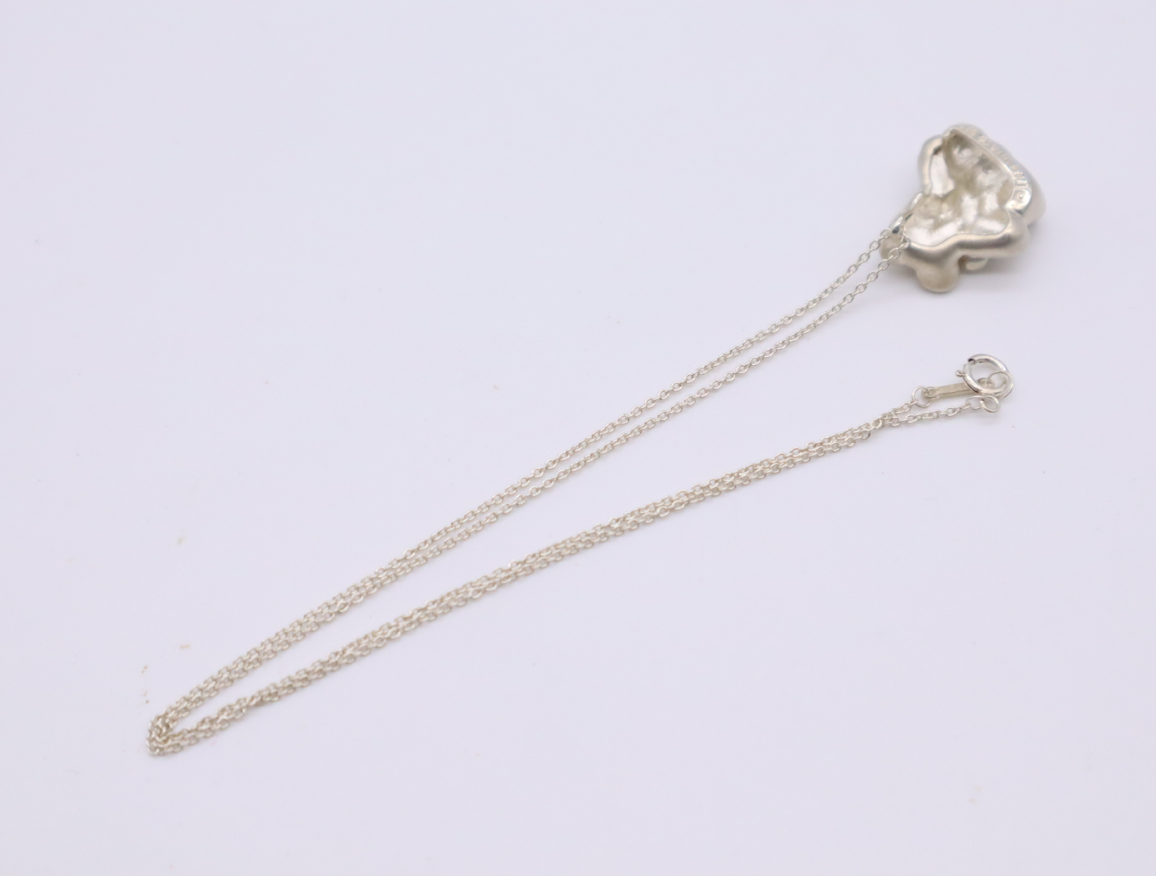 SV925 Teddy Bear Necklace with Storage Bag and Box — view 3