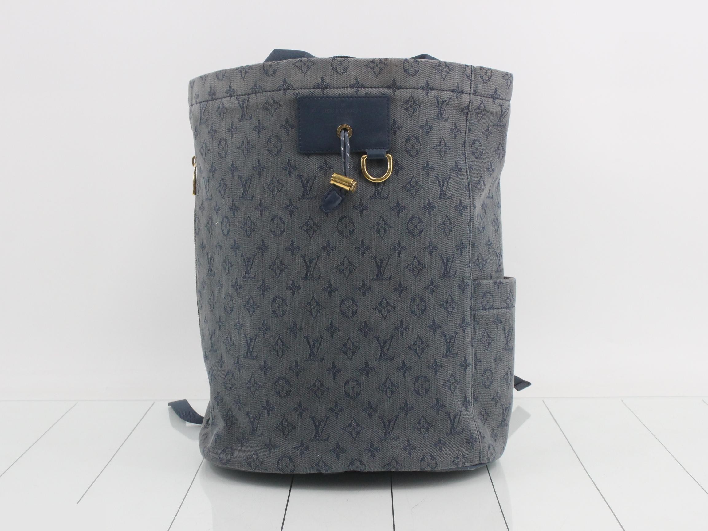 Denim backpack