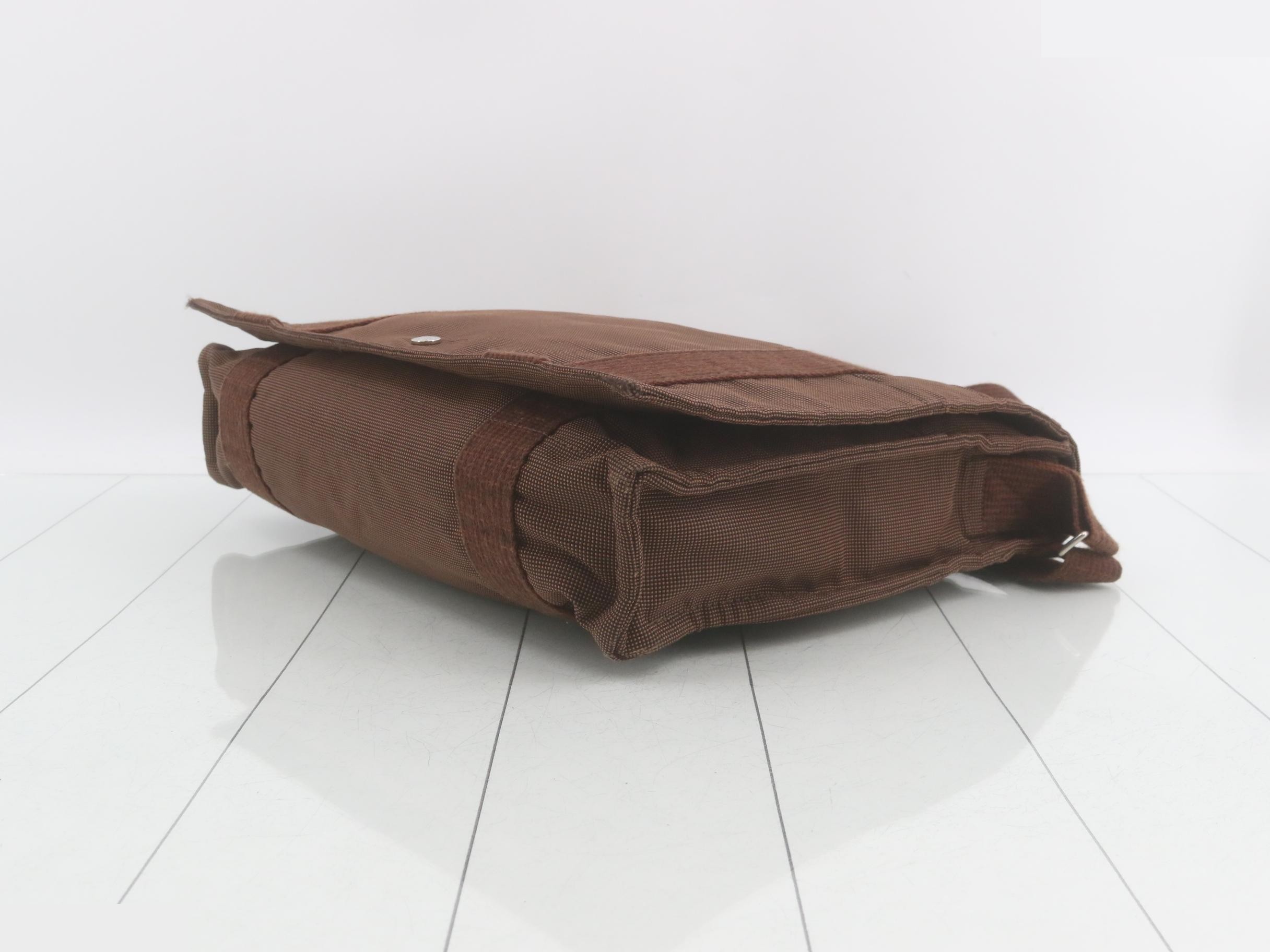 Herbag Cabas Canvas Brown — view 6