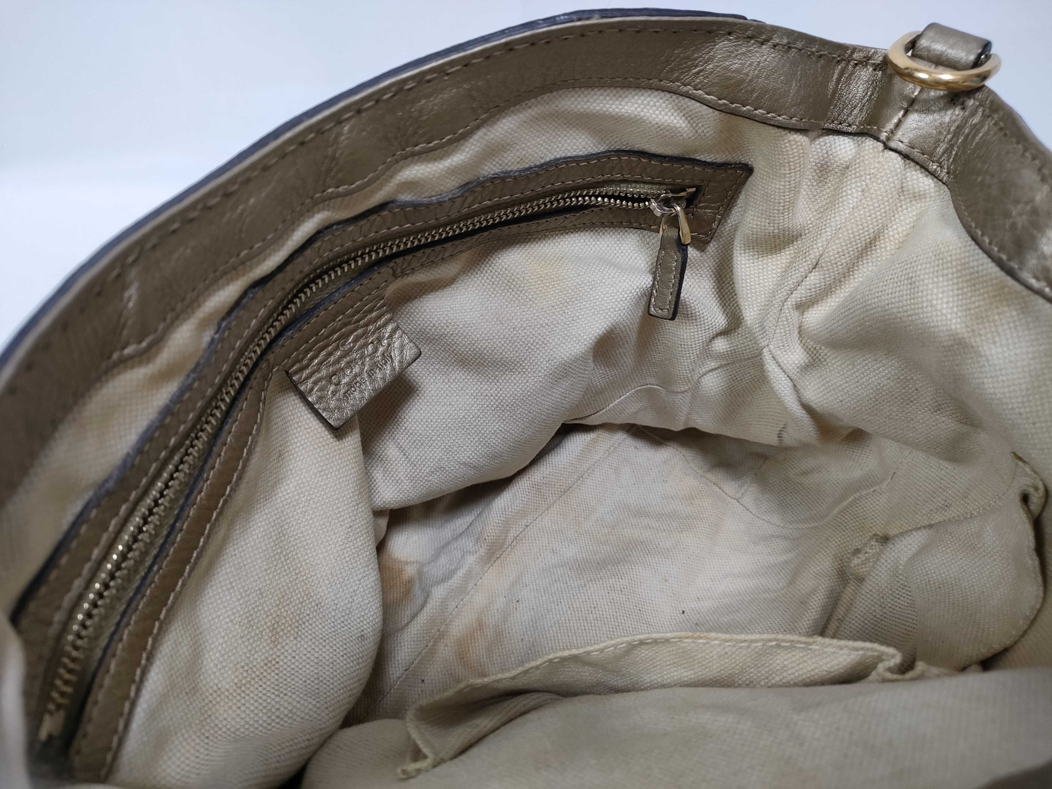 Gold Canvas Vintage Bamboo Skiing Waist Bag Shoulder Bag — view 13