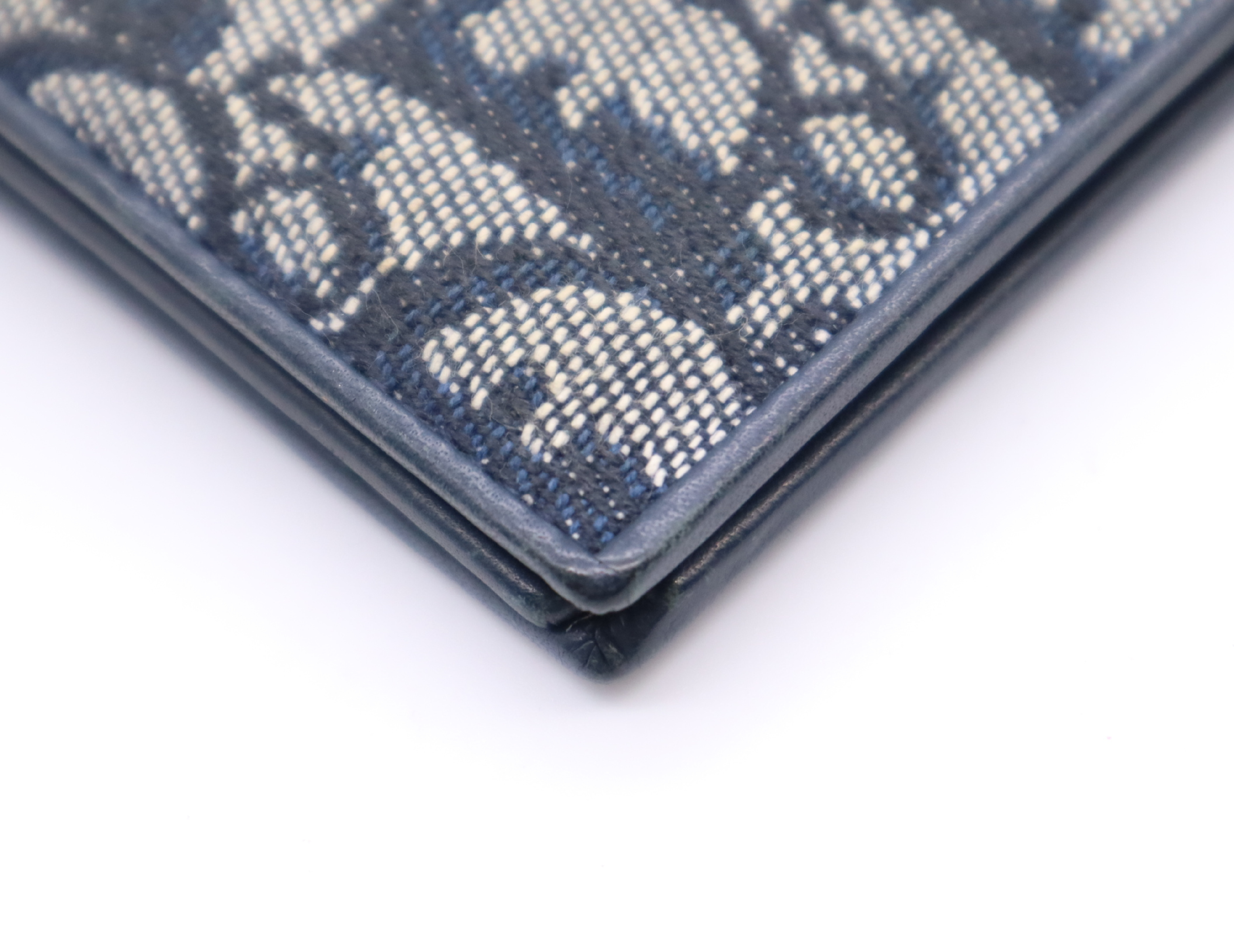 Canvas Trotter Long Wallet, Blue — view 6