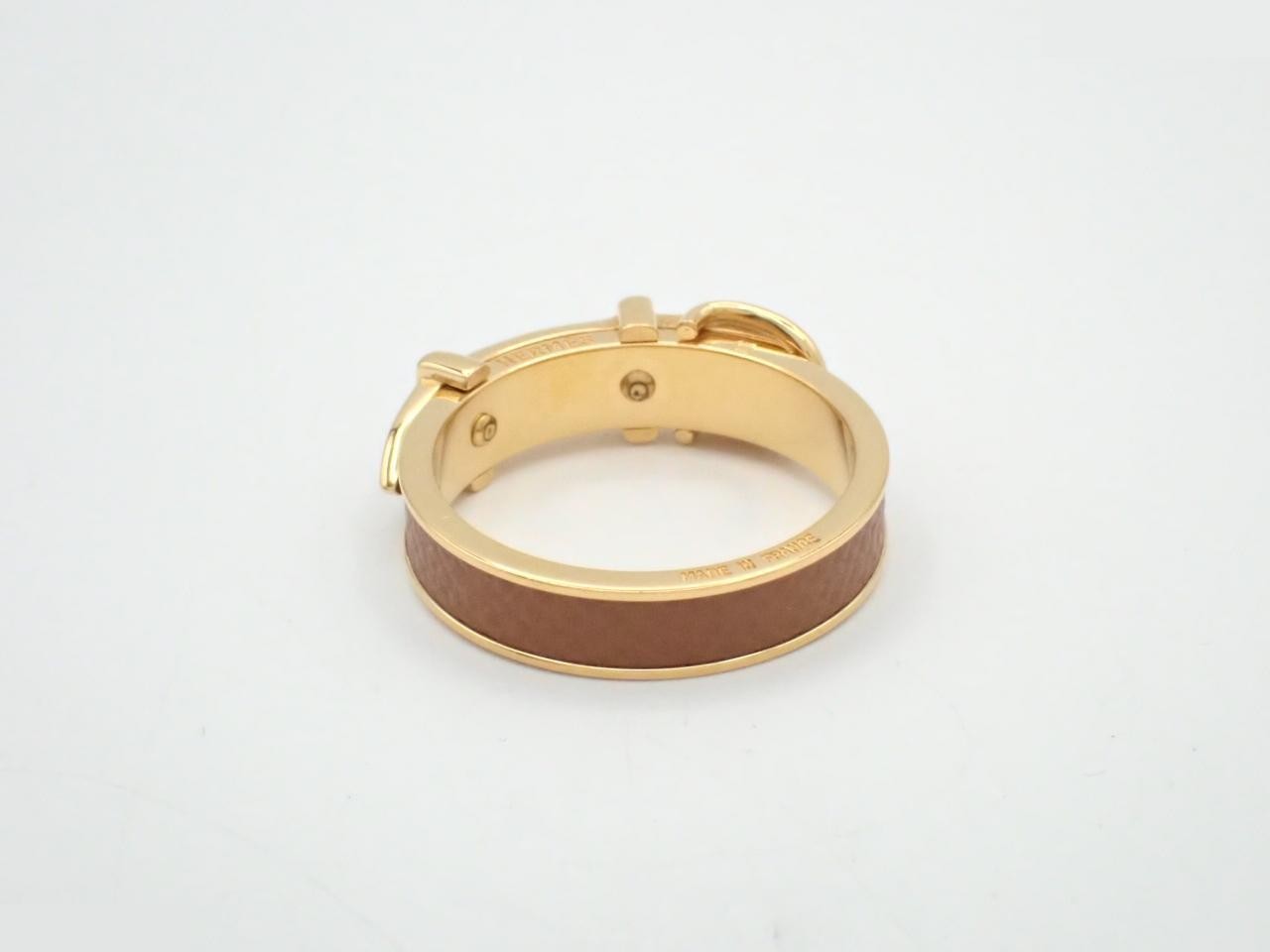 belt motif scarf ring — view 2
