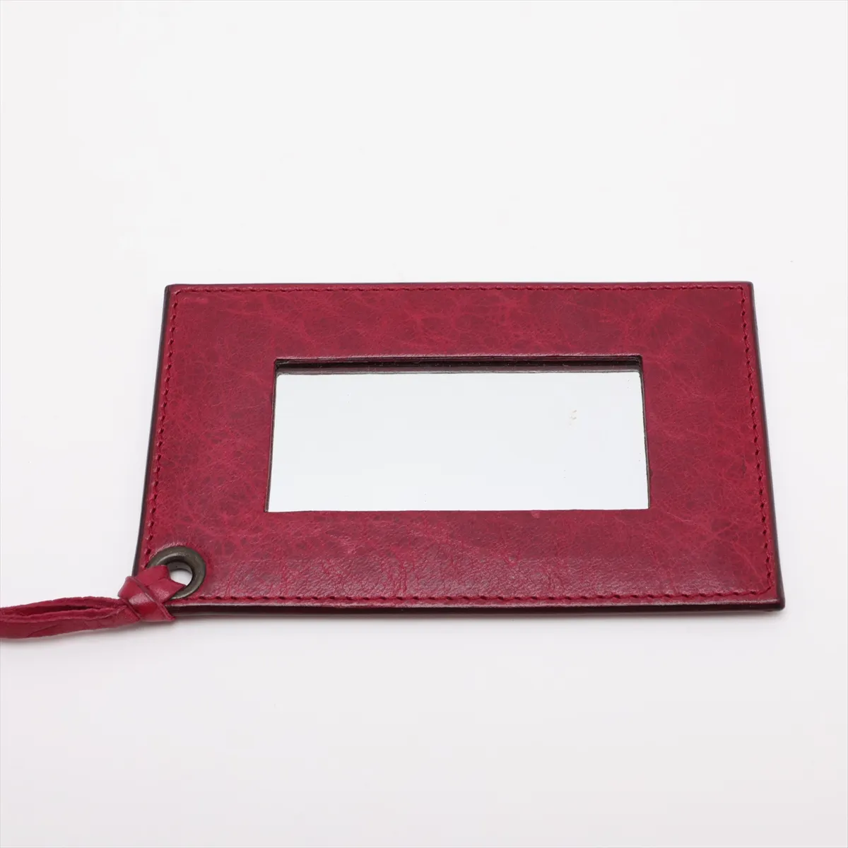 The First 103208 Leather 2-Way Handbag, Red, with Mirror — view 12