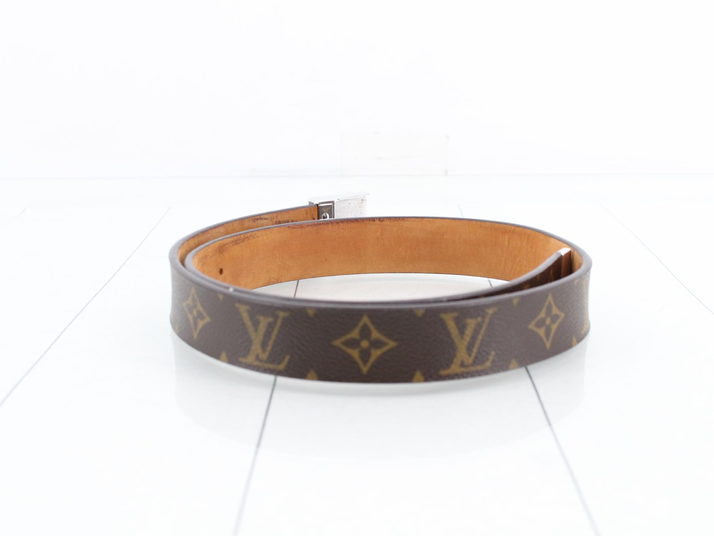 Monogram Ceinture Carrée Silver Belt — view 2