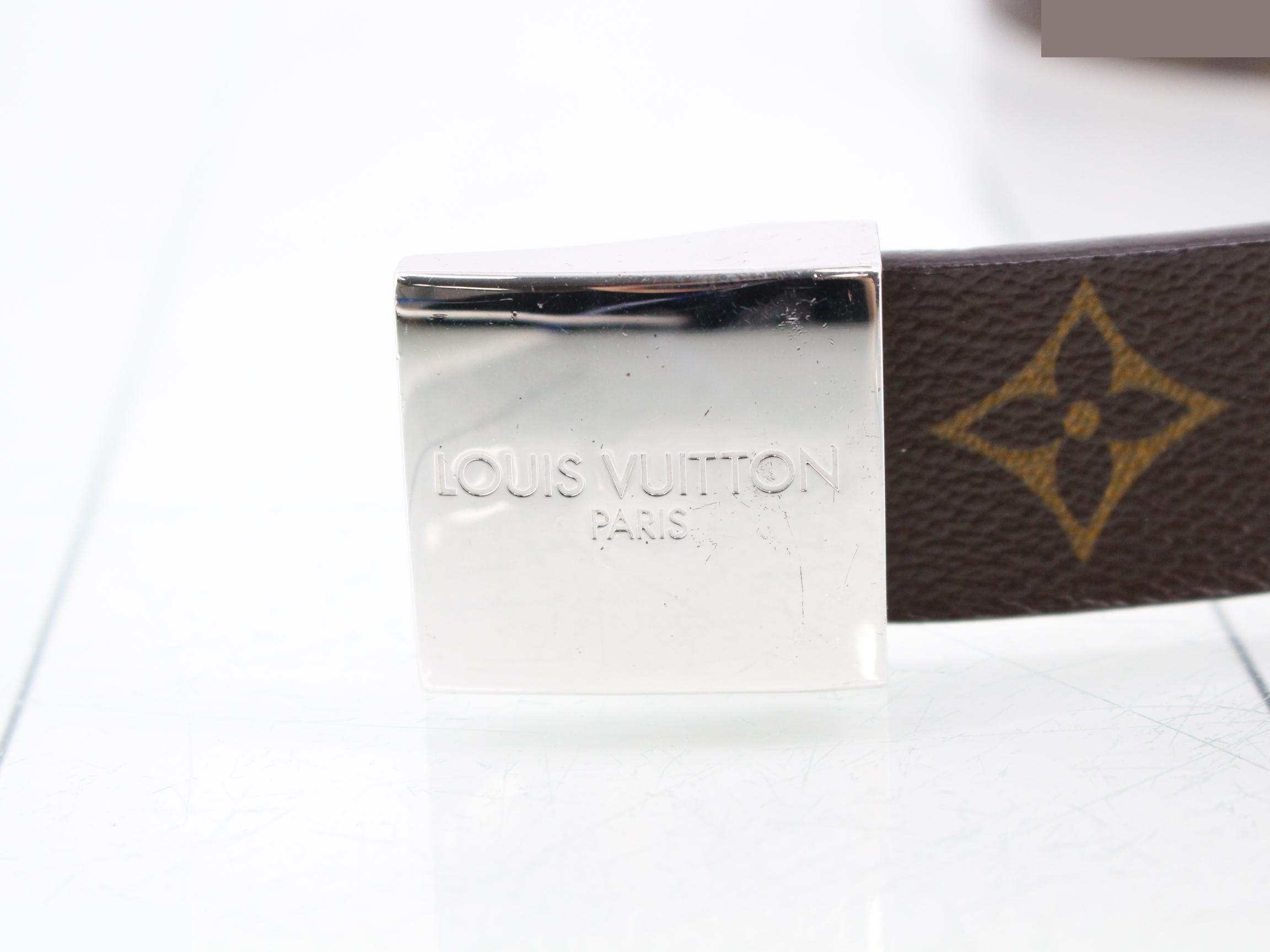 Monogram Ceinture Carrée Silver Belt — view 3