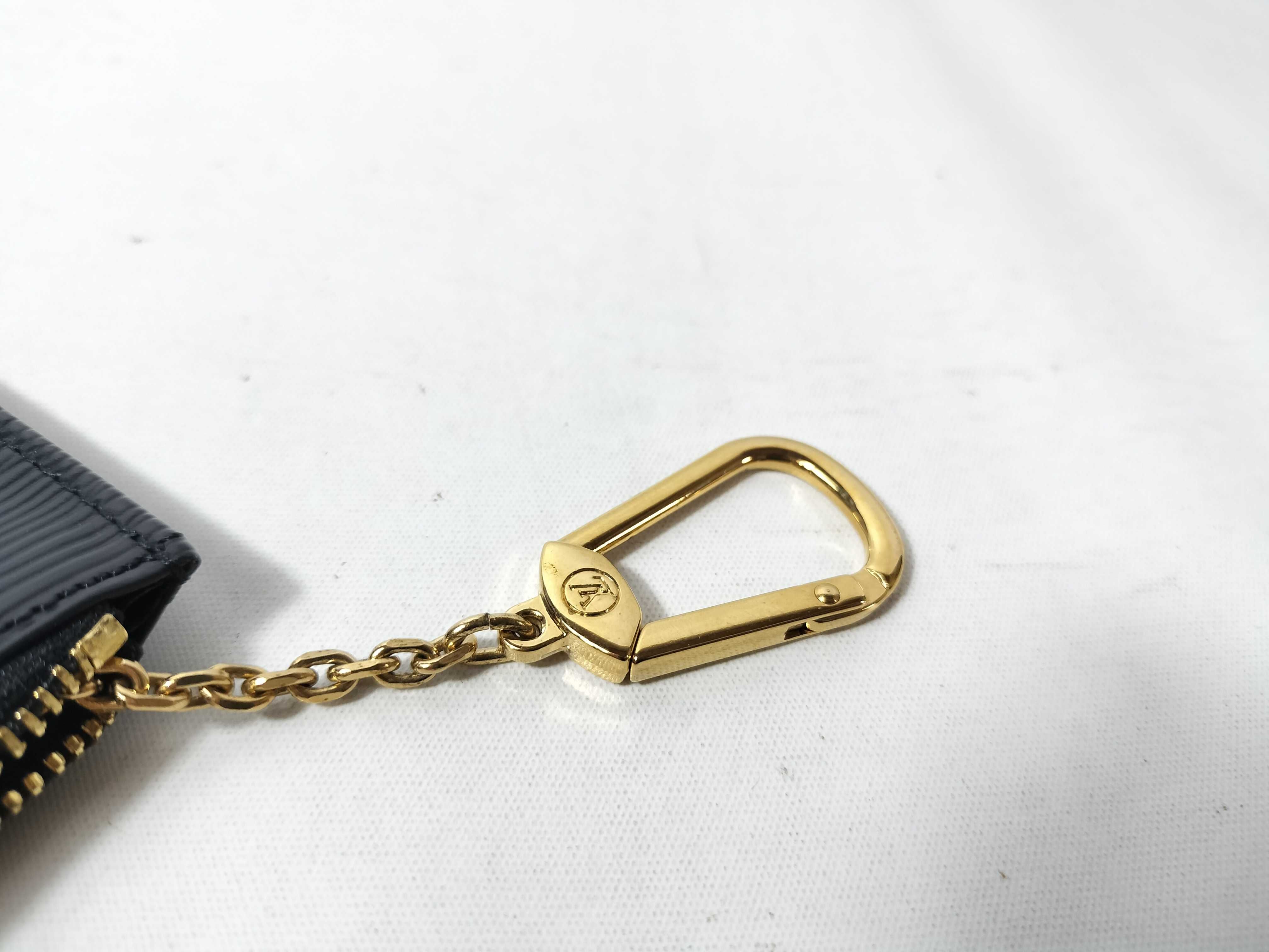 Epi Louis Vuitton Epi Pochette Cle Coin Case — view 7