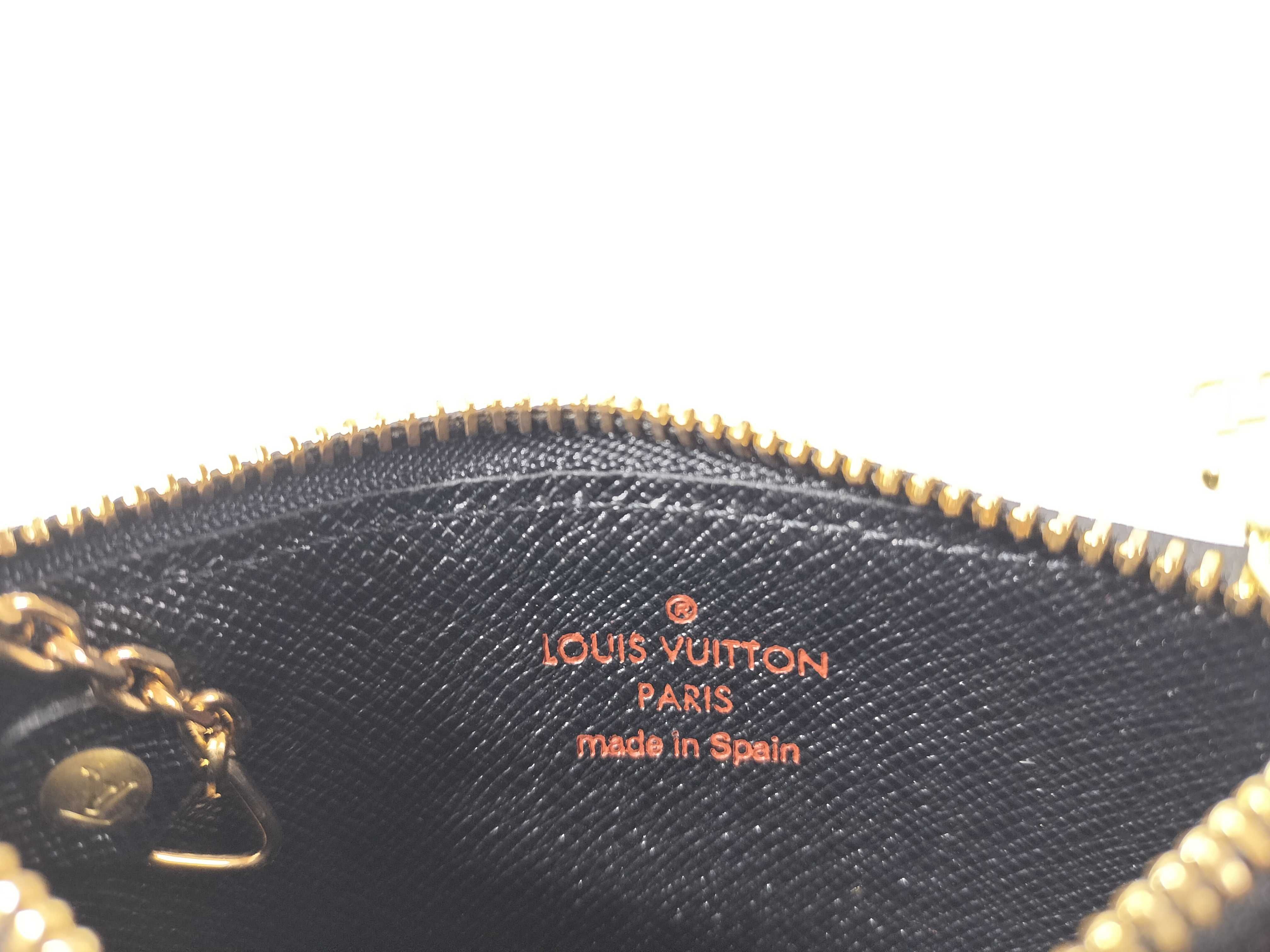 Epi Louis Vuitton Epi Pochette Cle Coin Case — view 8