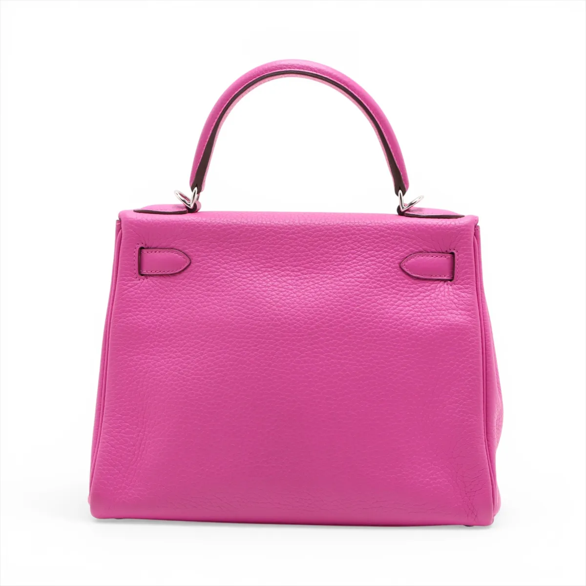 [Individually wrapped] Hermes Kelly 28 LeTourne Taurillon Clemence Magnolia Silver Hardware C:2018 — view 2
