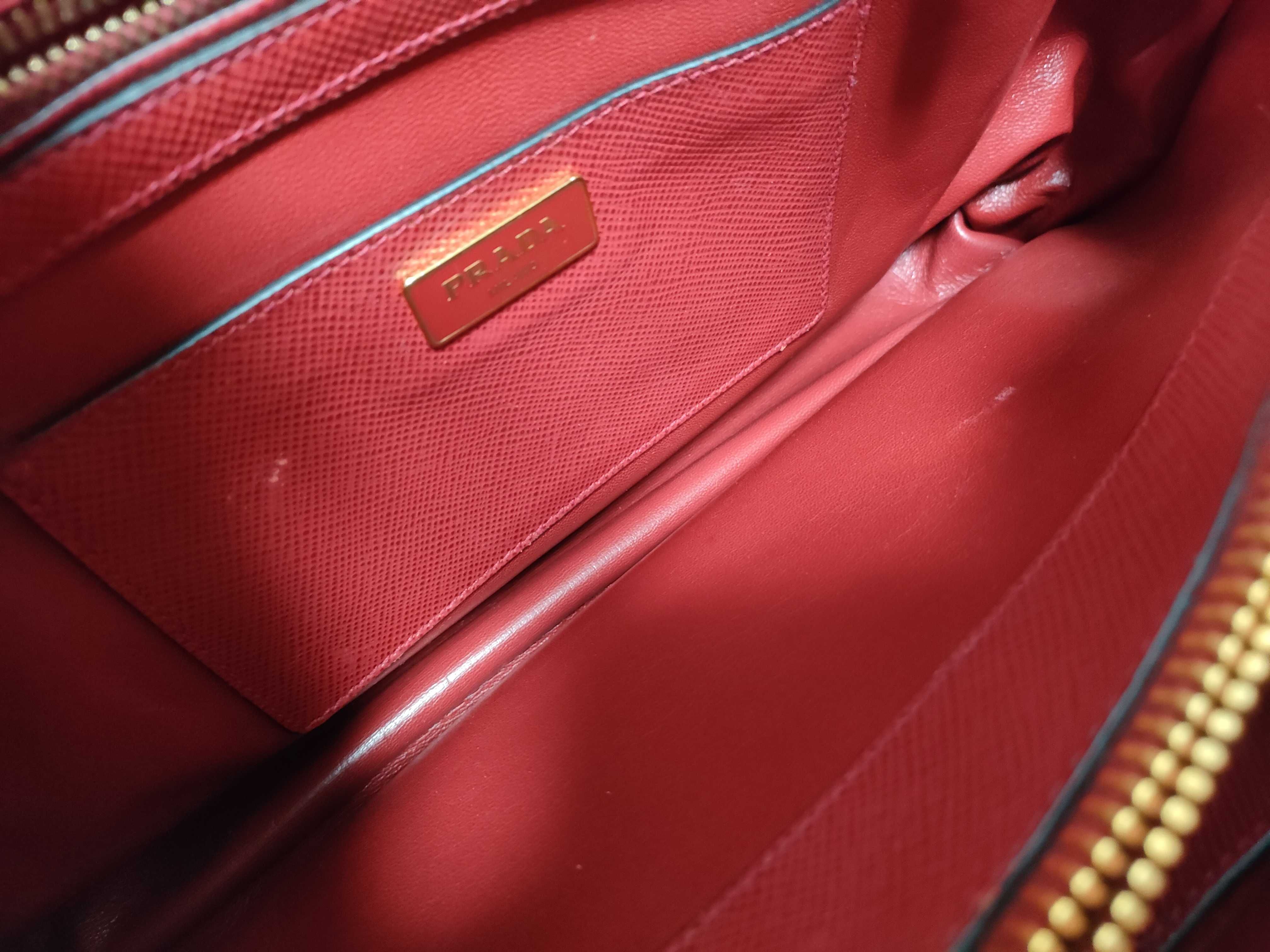 Red Saffiano Tote Bag — view 12