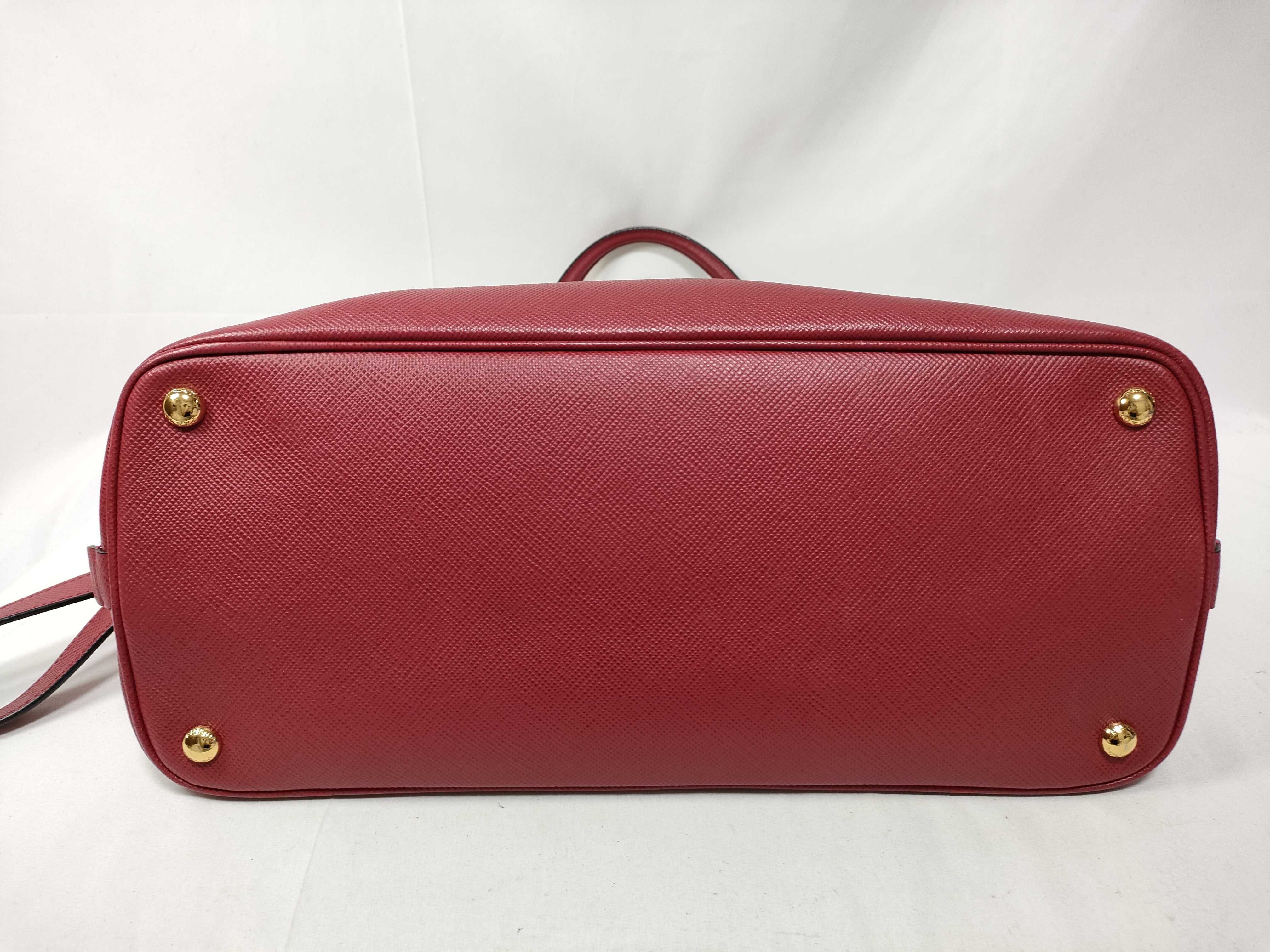 Red Saffiano Tote Bag — view 3