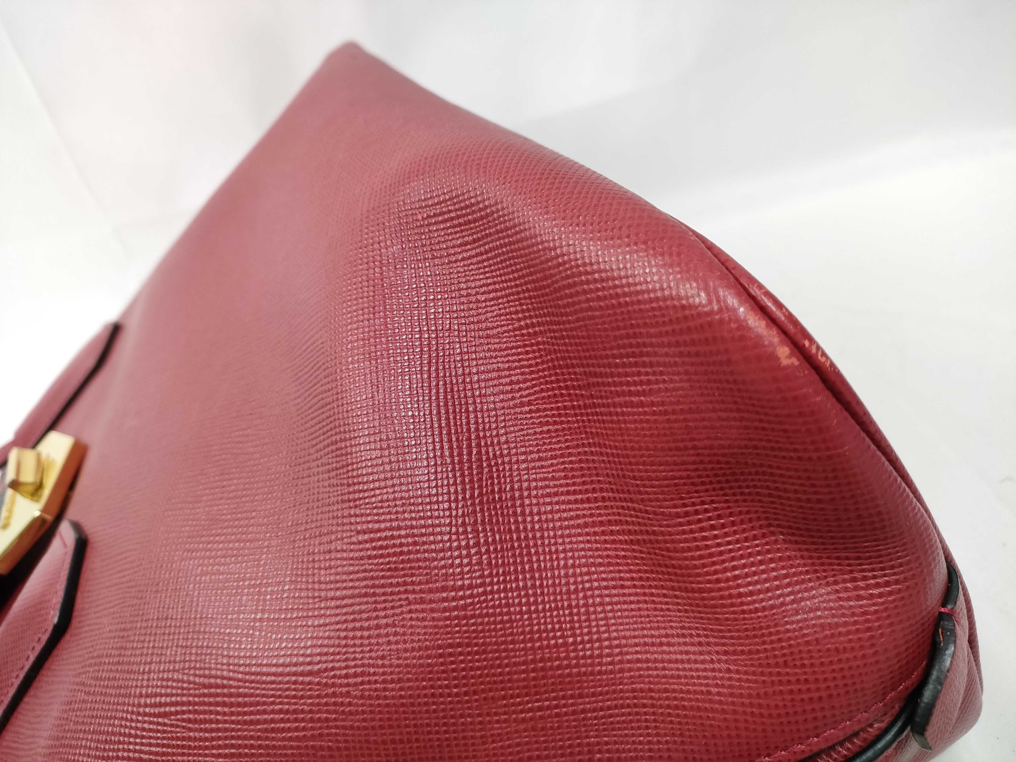 Red Saffiano Tote Bag — view 4