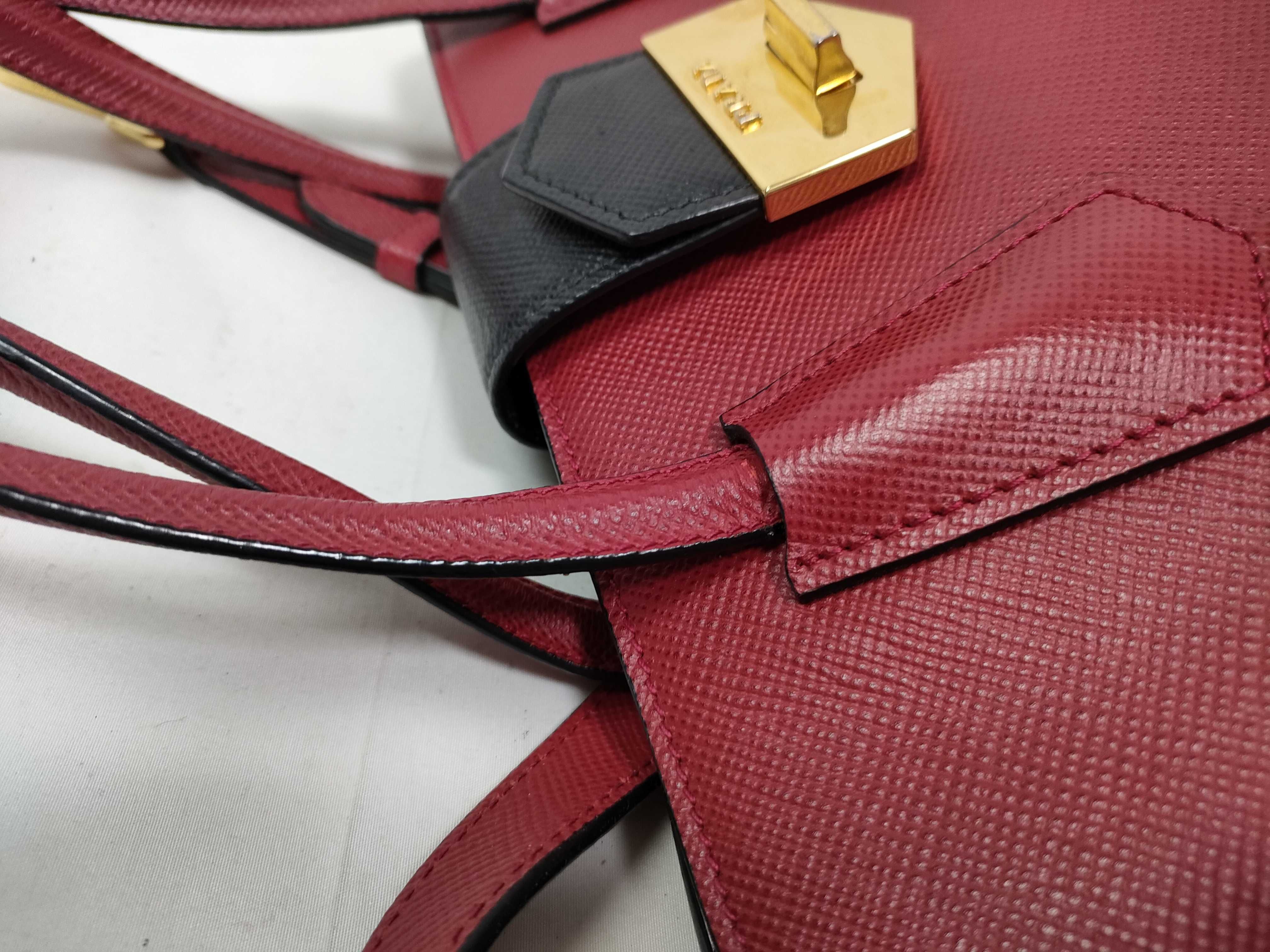 Red Saffiano Tote Bag — view 5