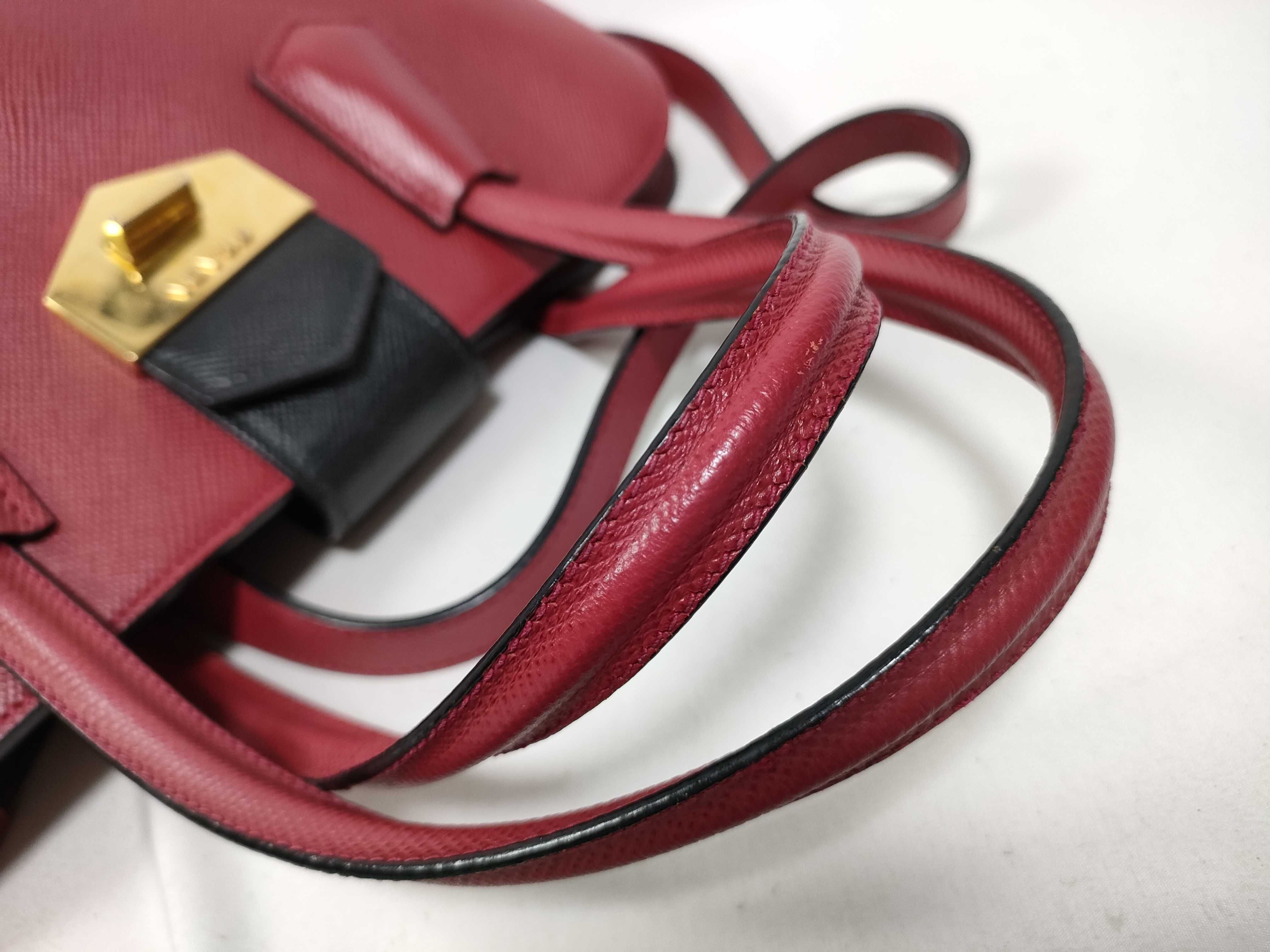 Red Saffiano Tote Bag — view 8