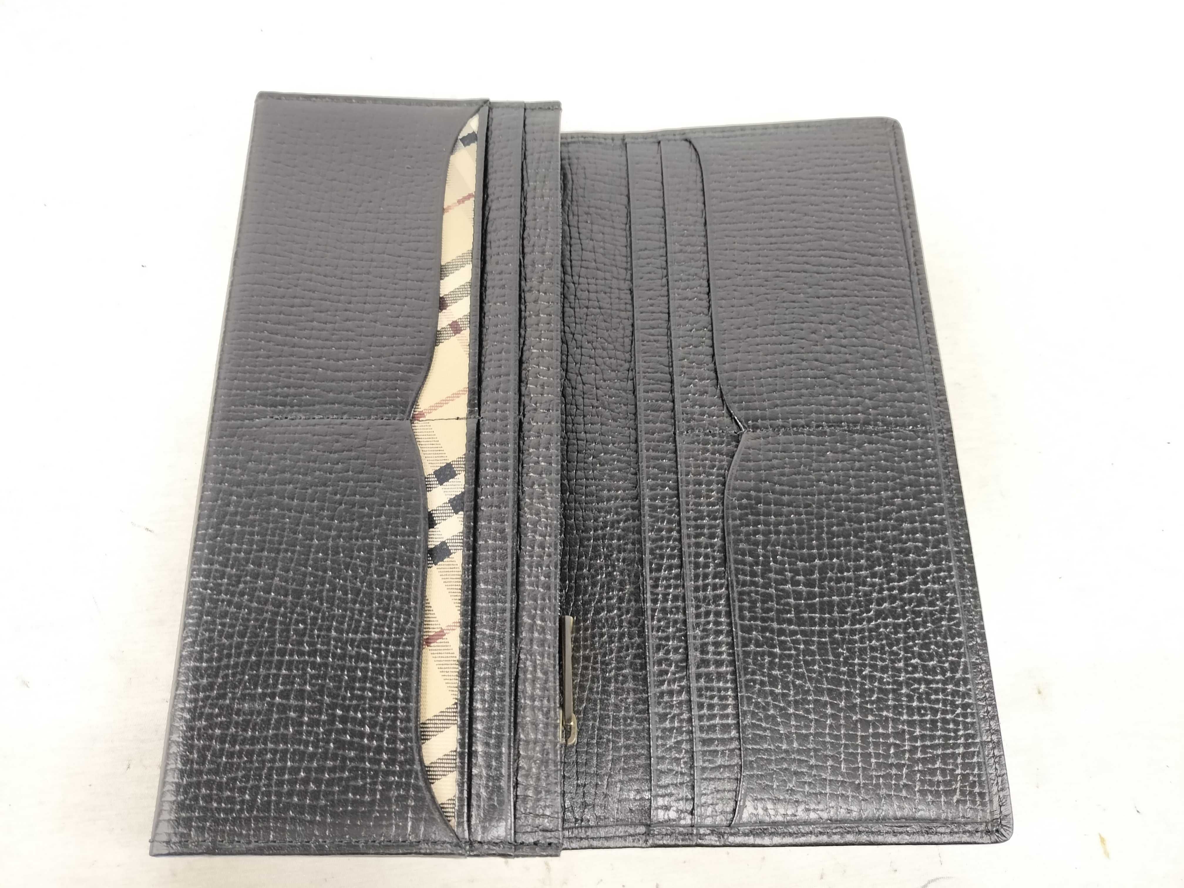 Leather Logo Long Wallet, Excellent Condition — view 11
