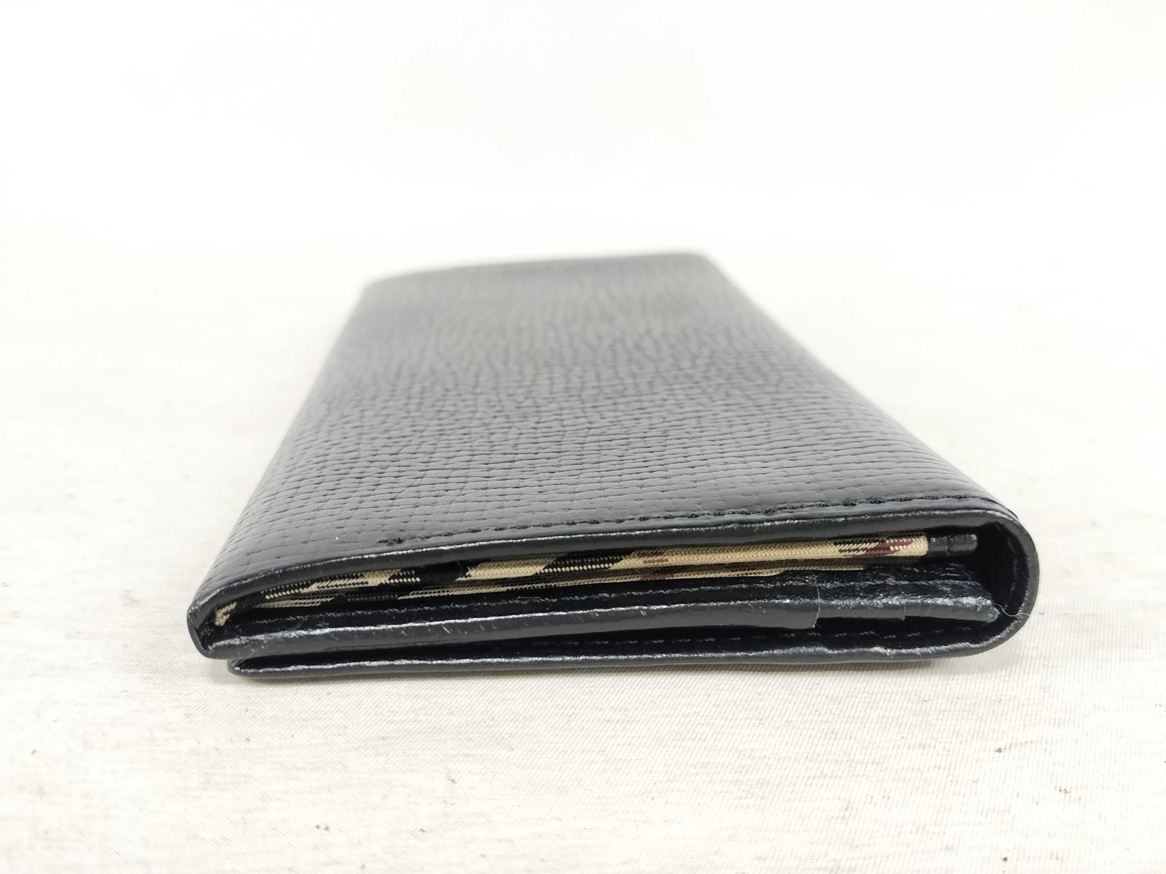 Leather Logo Long Wallet, Excellent Condition — view 5