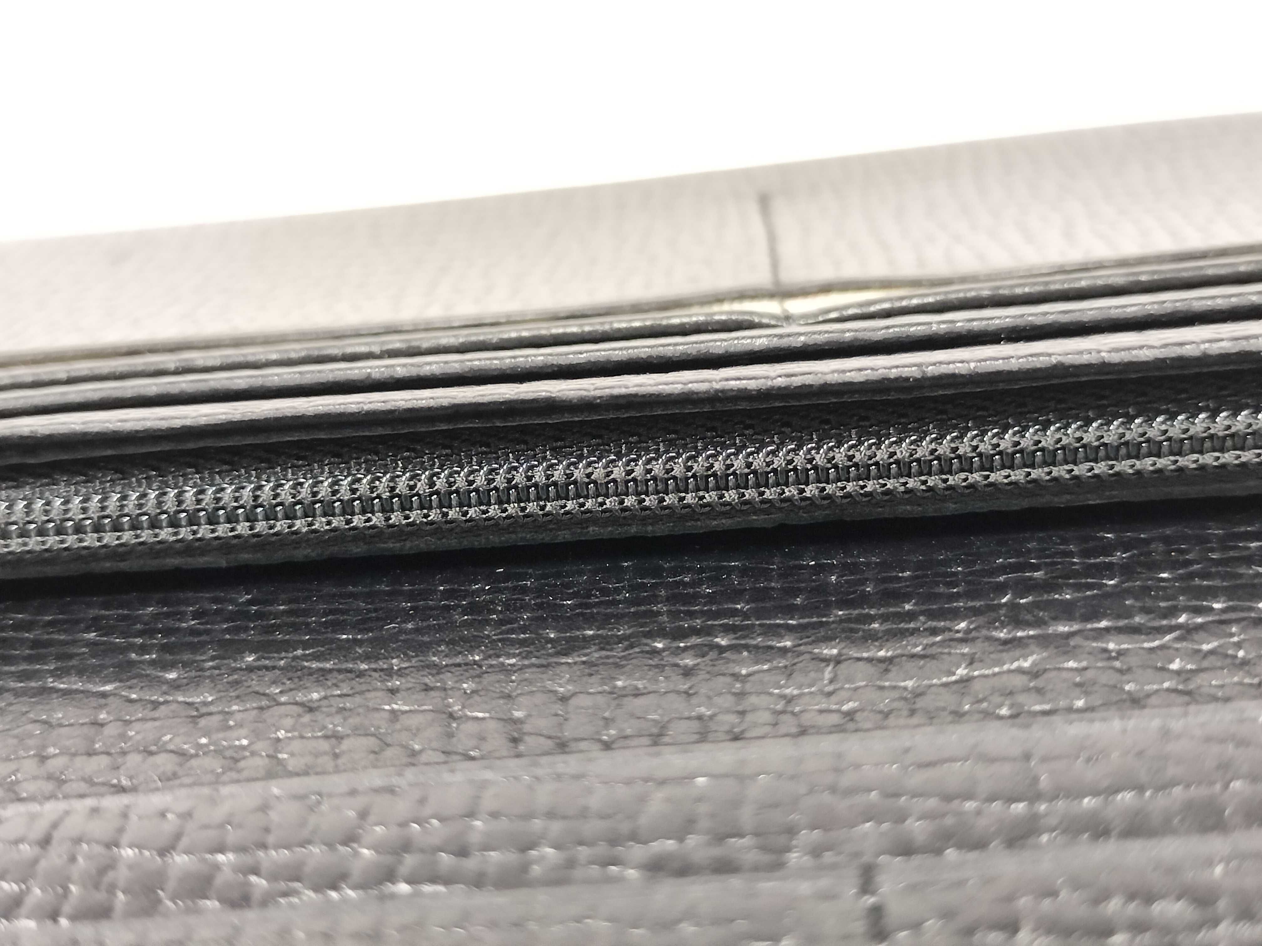 Leather Logo Long Wallet, Excellent Condition — view 8