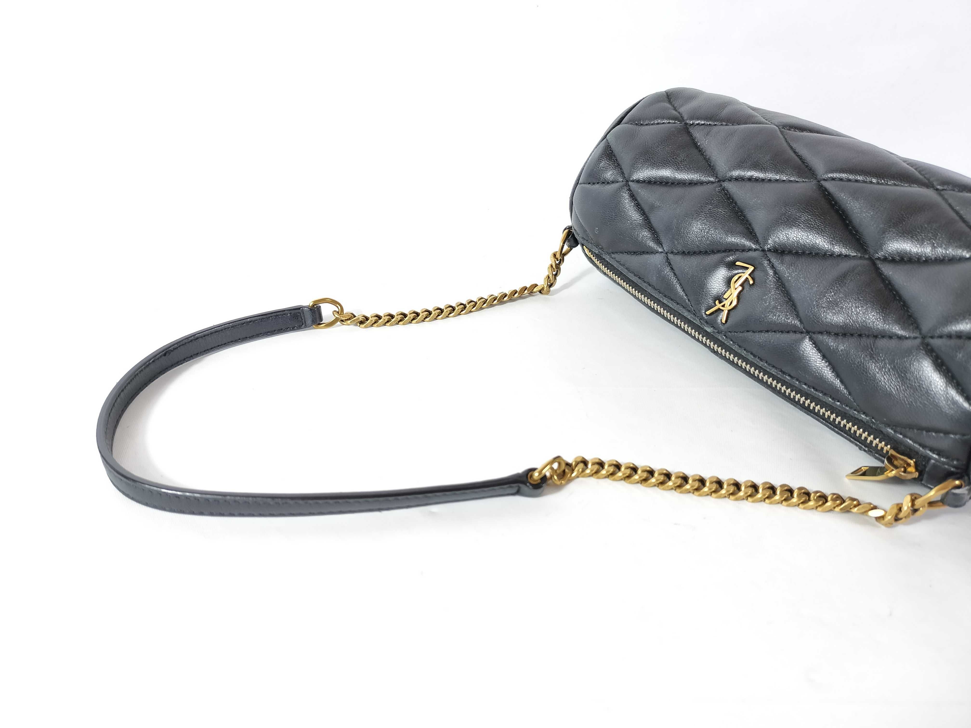 BAG 699703 SADE MINI TUBE BAG IN QUILTED LAMBSKIN Shoulder Bag — view 3
