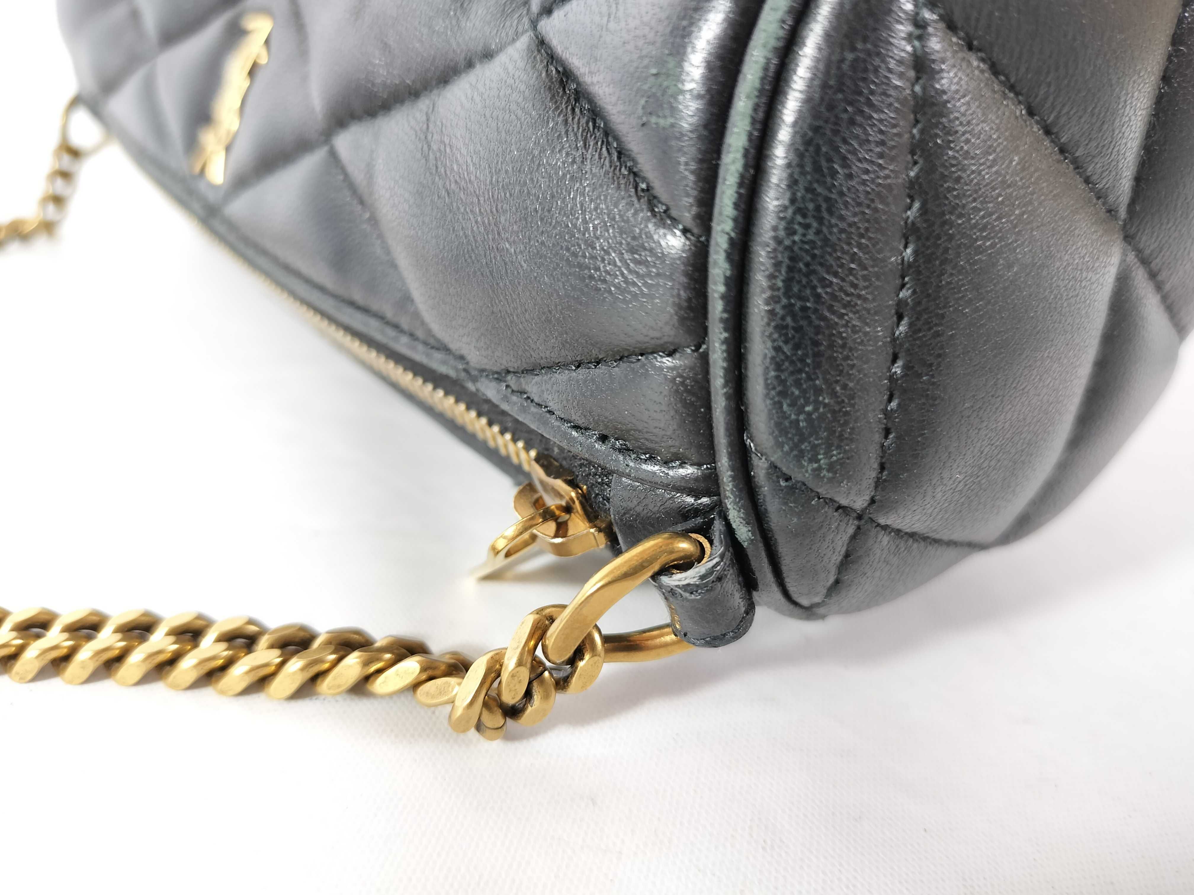 BAG 699703 SADE MINI TUBE BAG IN QUILTED LAMBSKIN Shoulder Bag — view 4