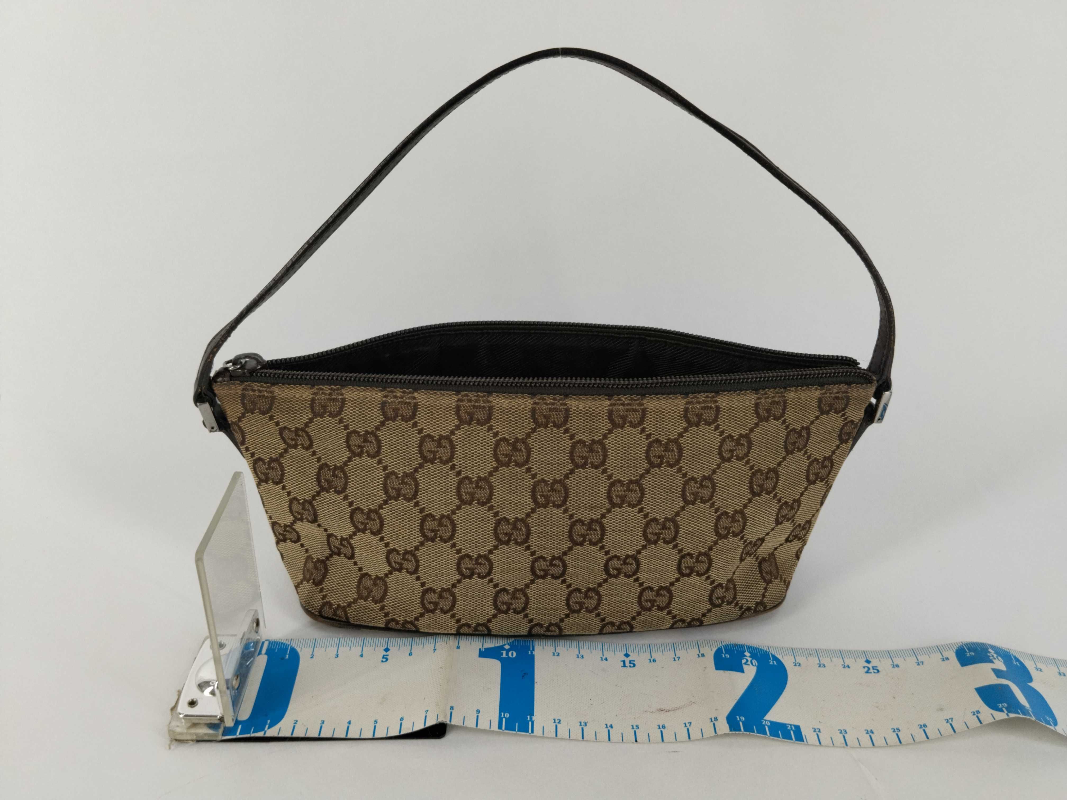 GG Canvas Handbag, Brown — view 2