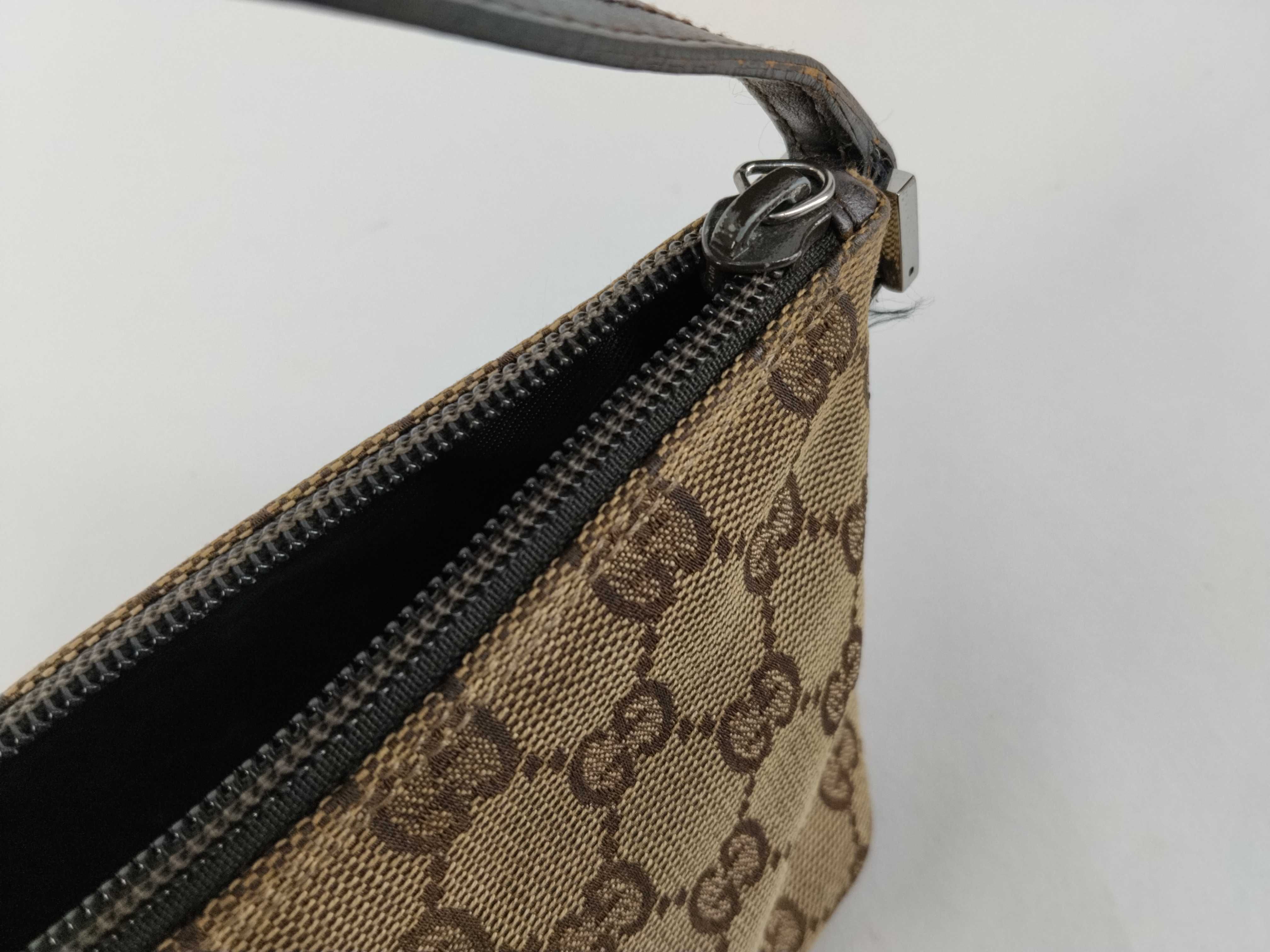 GG Canvas Handbag, Brown — view 8