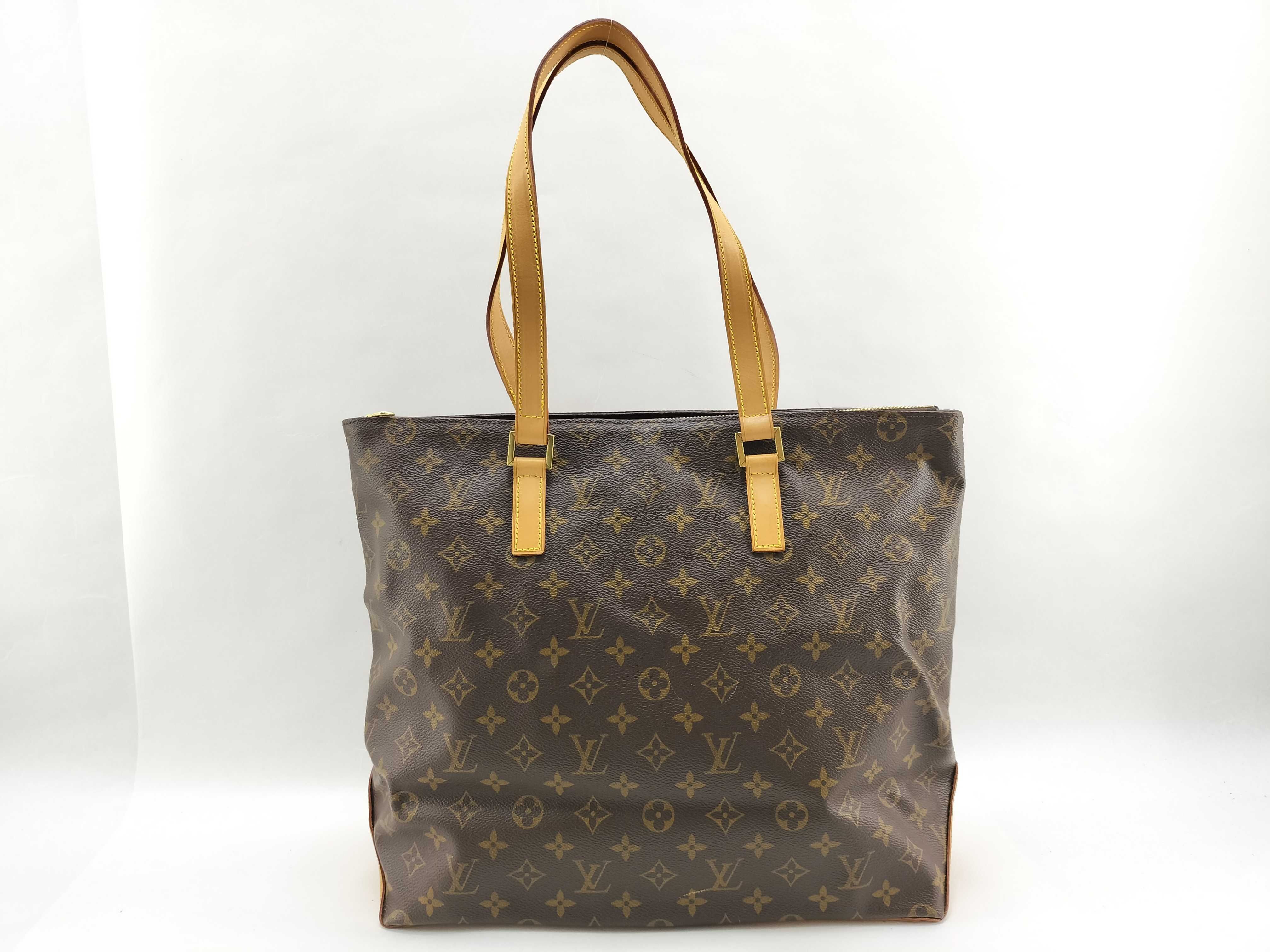 Monogram Vuitton Cabas Mezzo Tote Bag