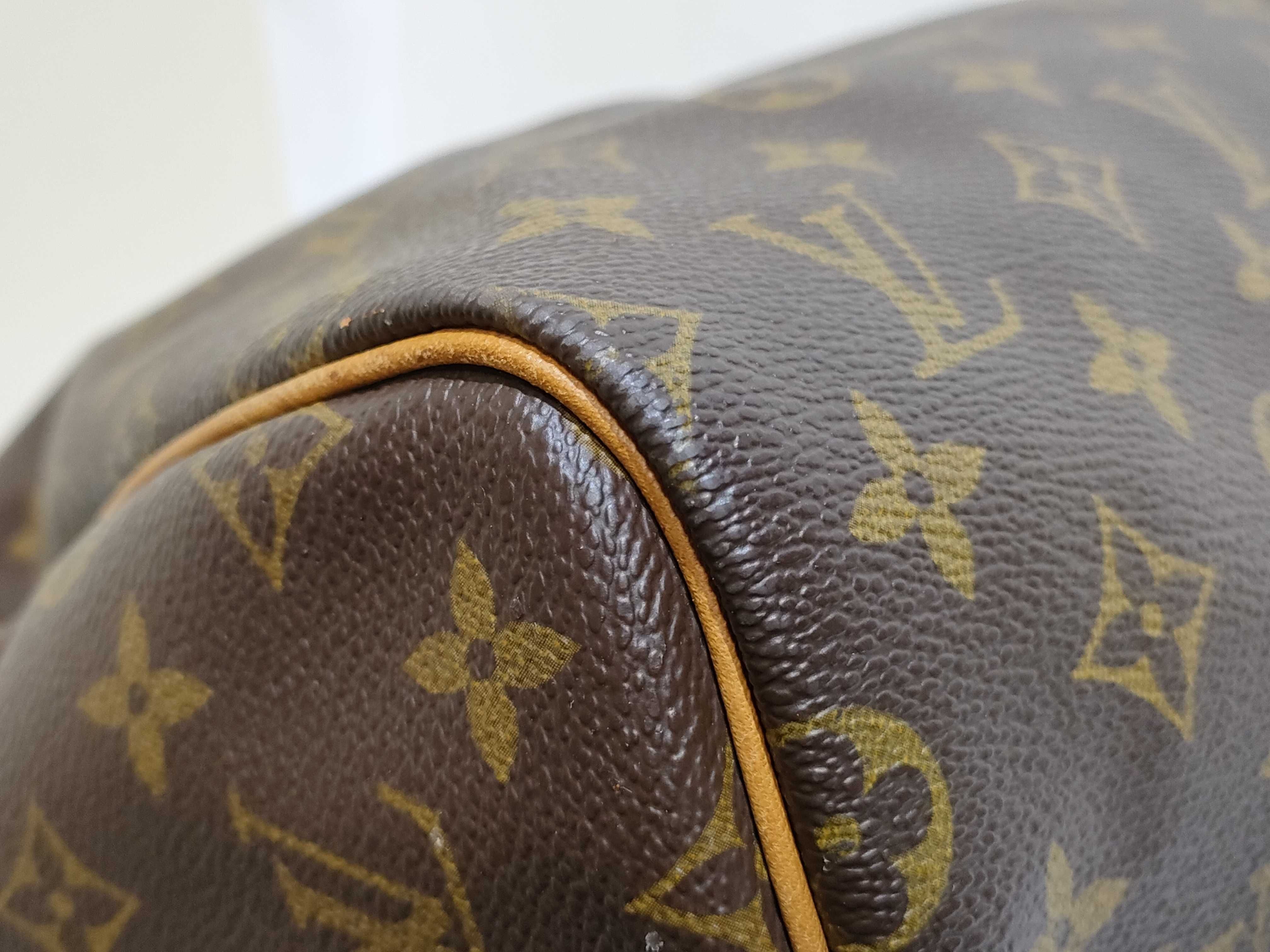 Monogram Keepall Bandoulière 55 M41414 TH1013 Brown Boston Bag — view 6
