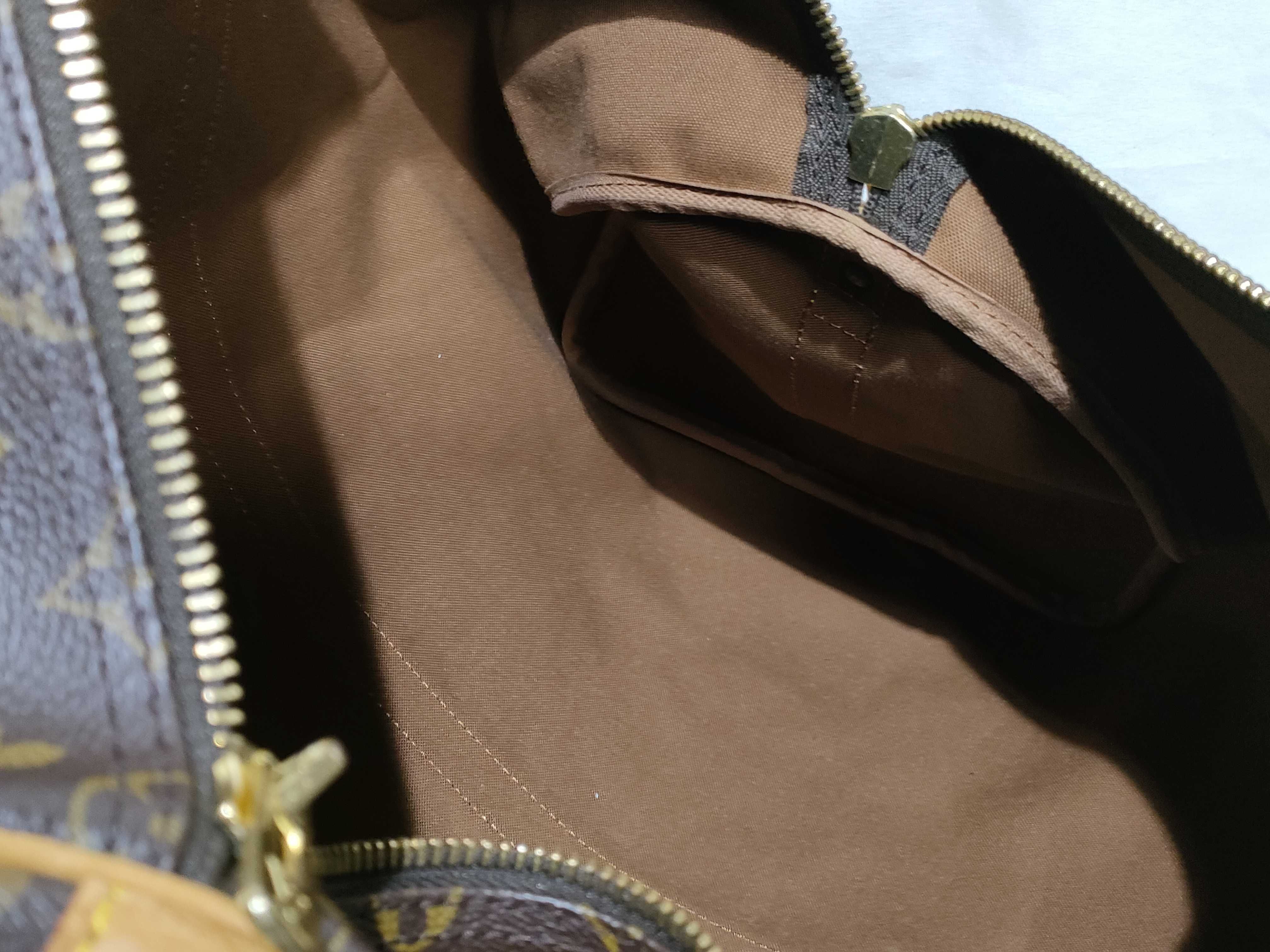 Monogram Keepall Bandoulière 55 M41414 TH1013 Brown Boston Bag — view 10