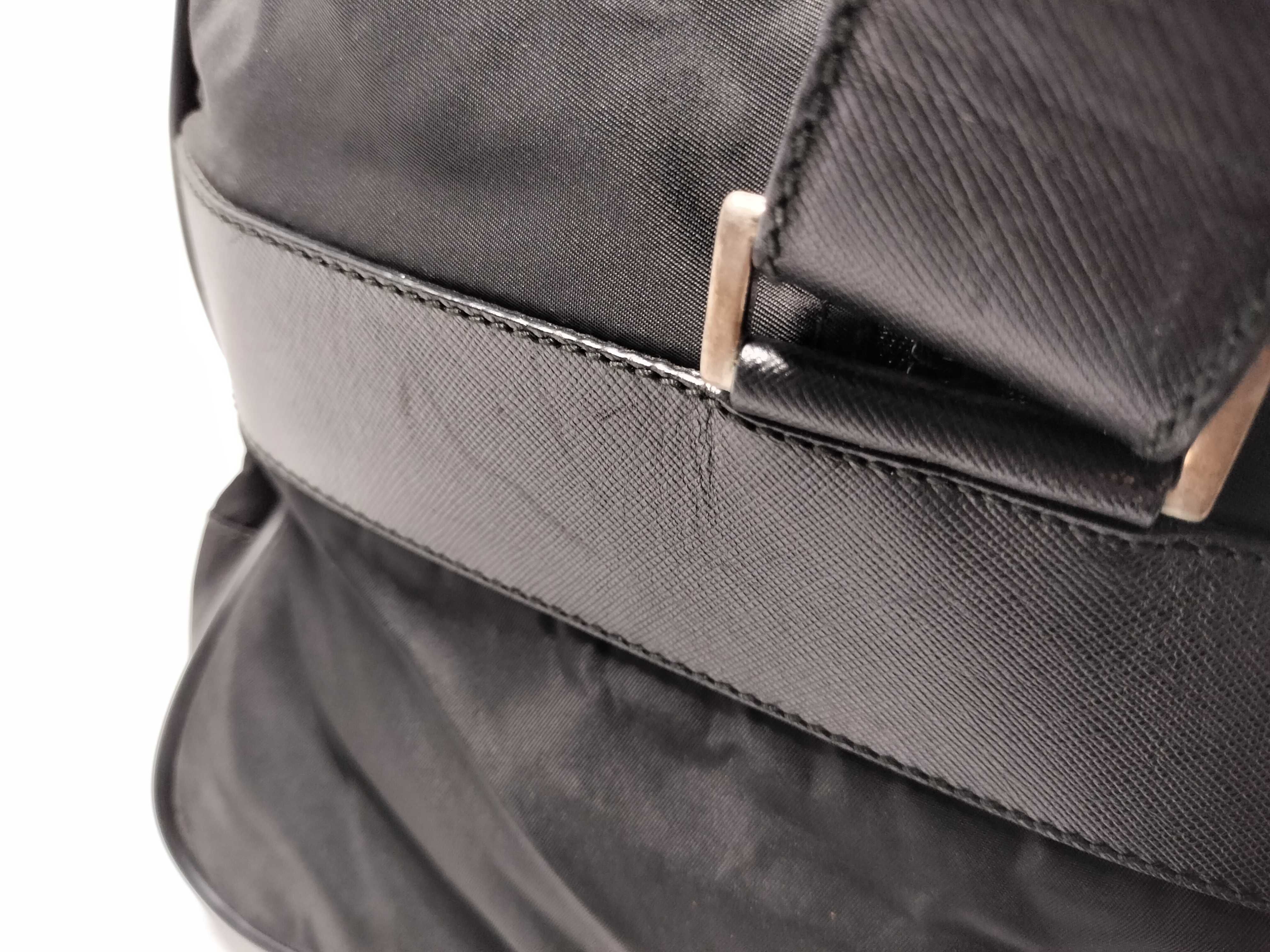 Nylon 2-Way Boston Bag, Black — view 12