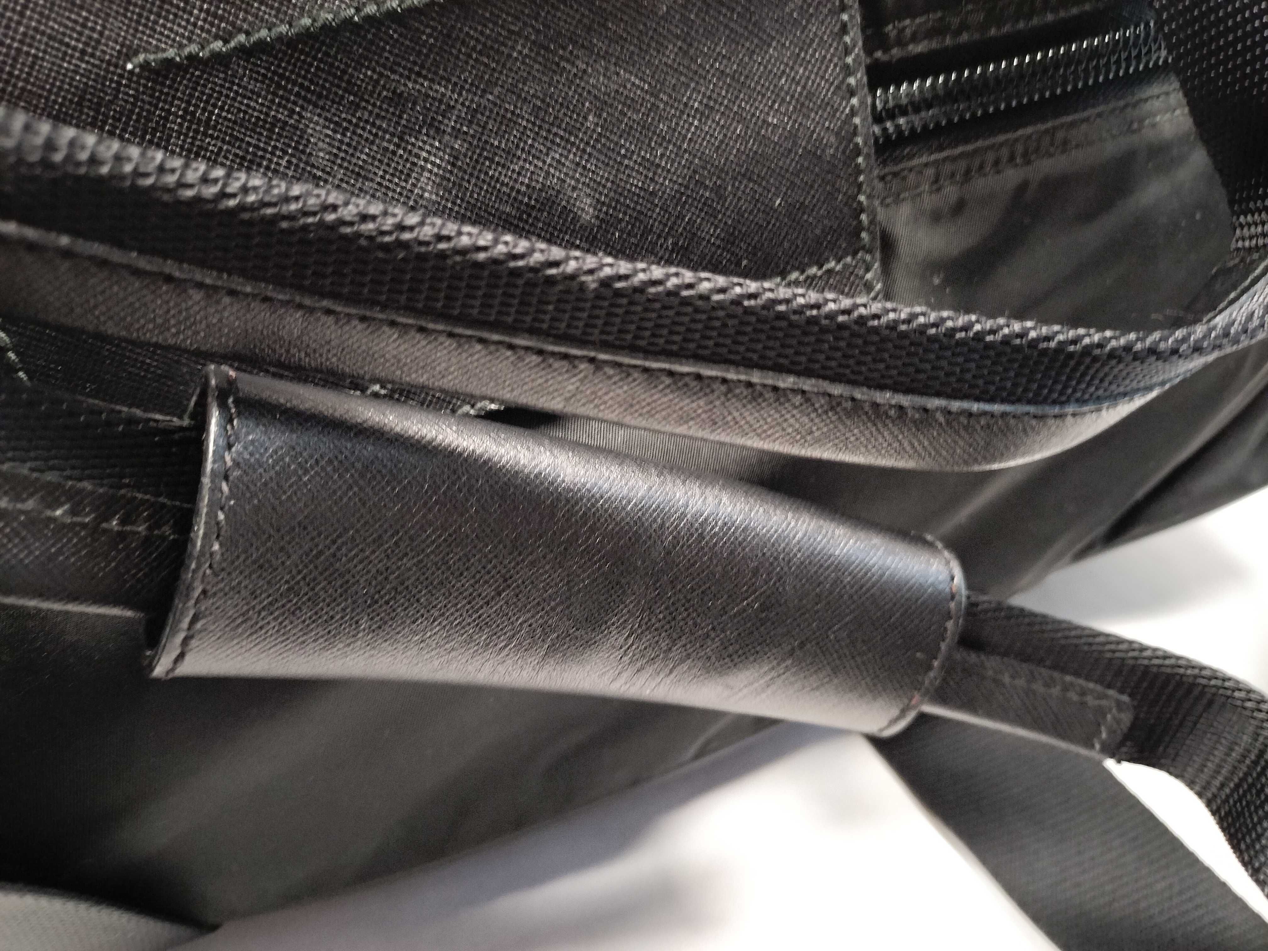 Nylon 2-Way Boston Bag, Black — view 4