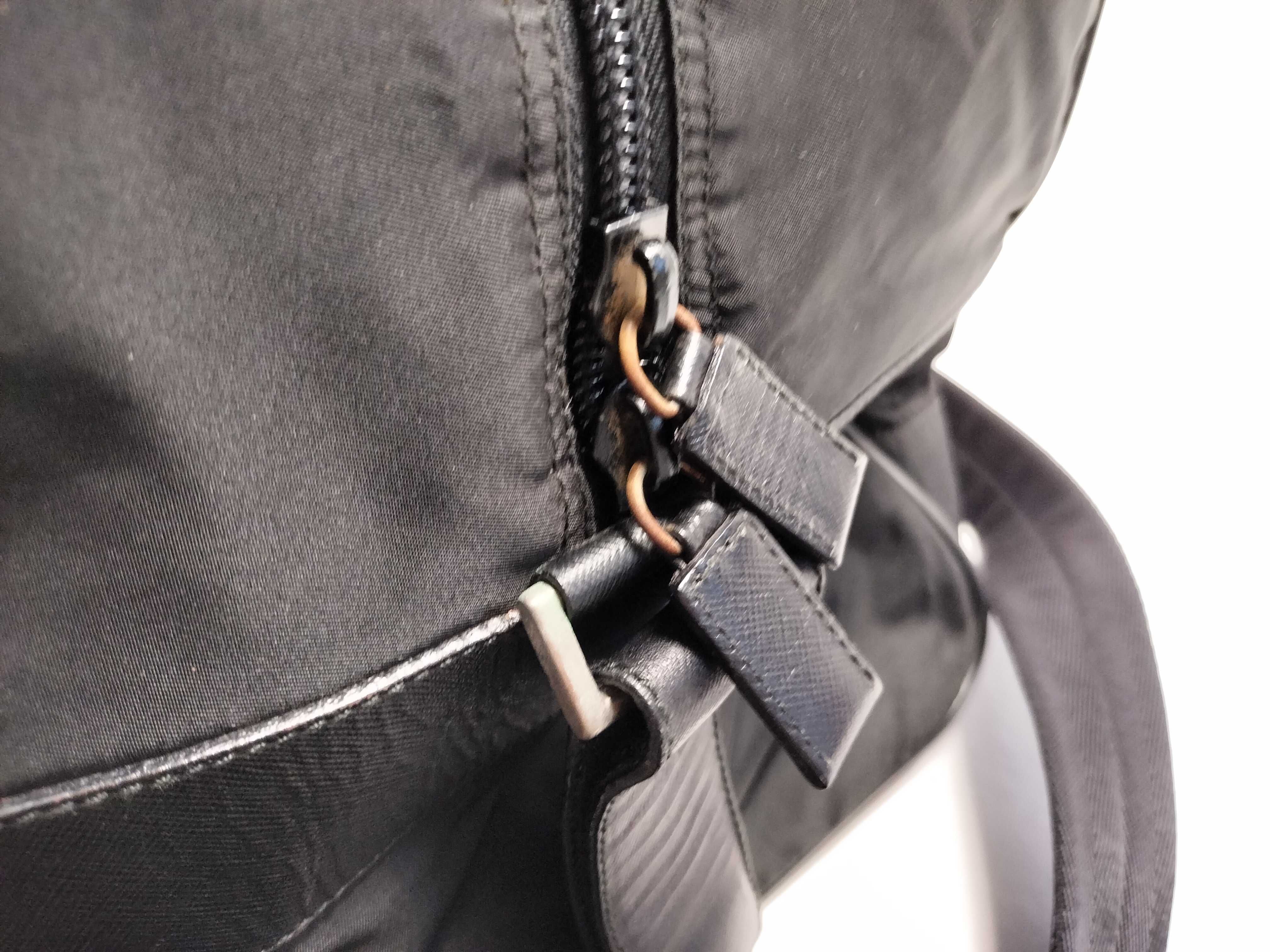Nylon 2-Way Boston Bag, Black — view 9