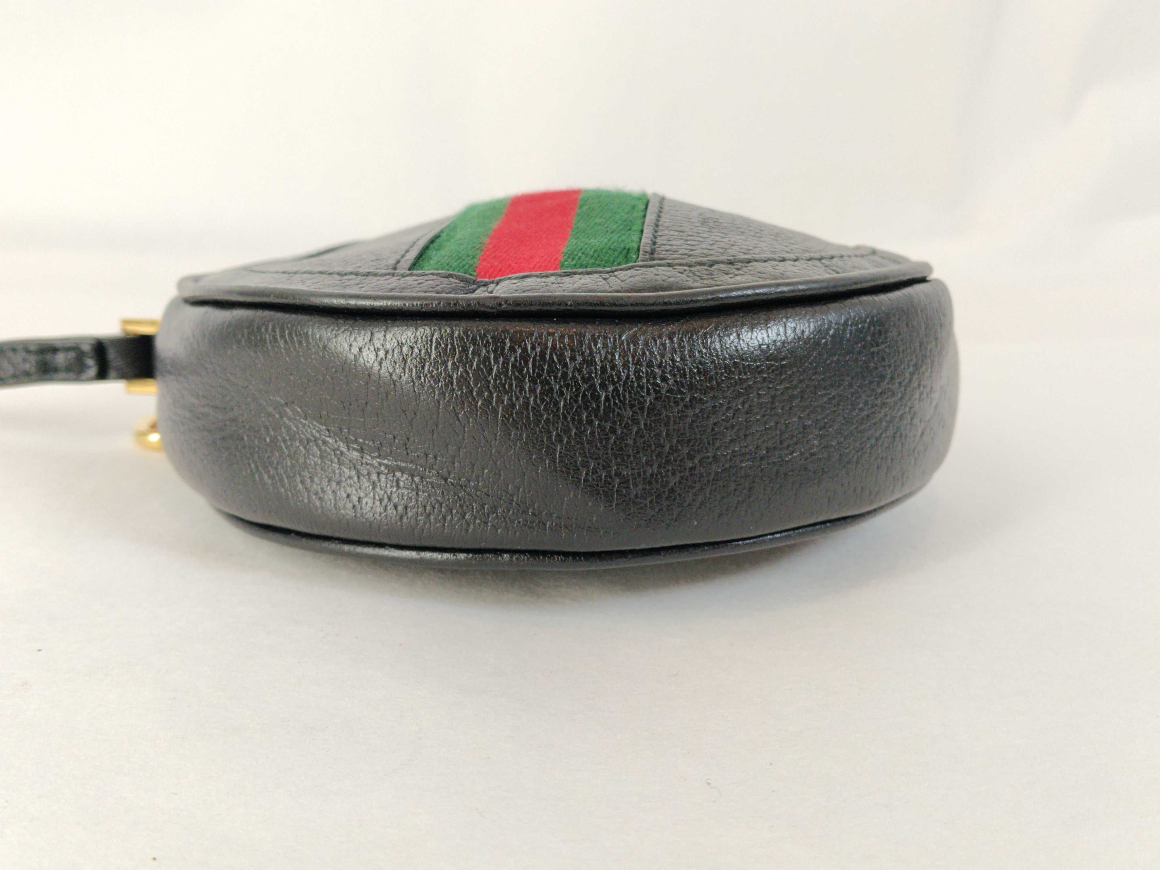 PH- GG Marmont Red Leather Quilted Chevron Waist Bag — view 7