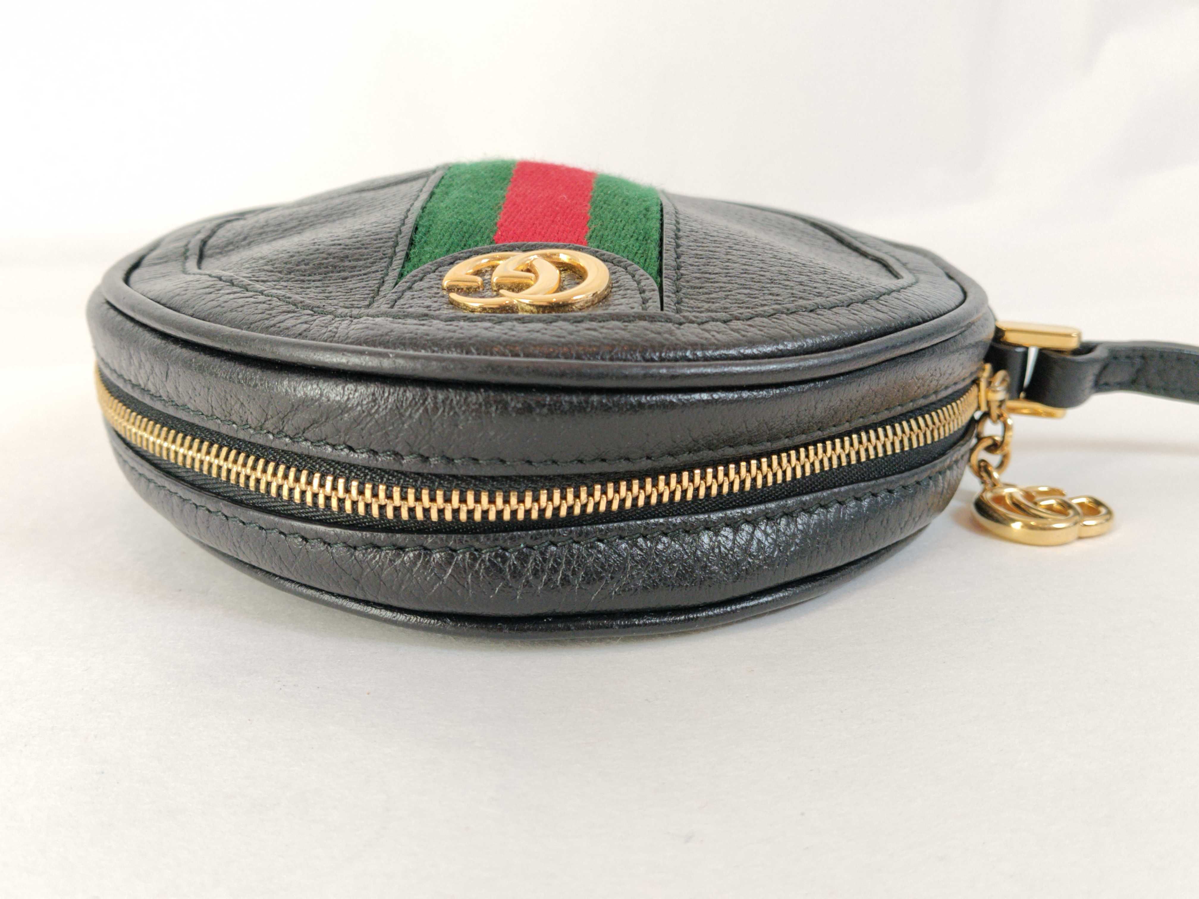 PH- GG Marmont Red Leather Quilted Chevron Waist Bag — view 8