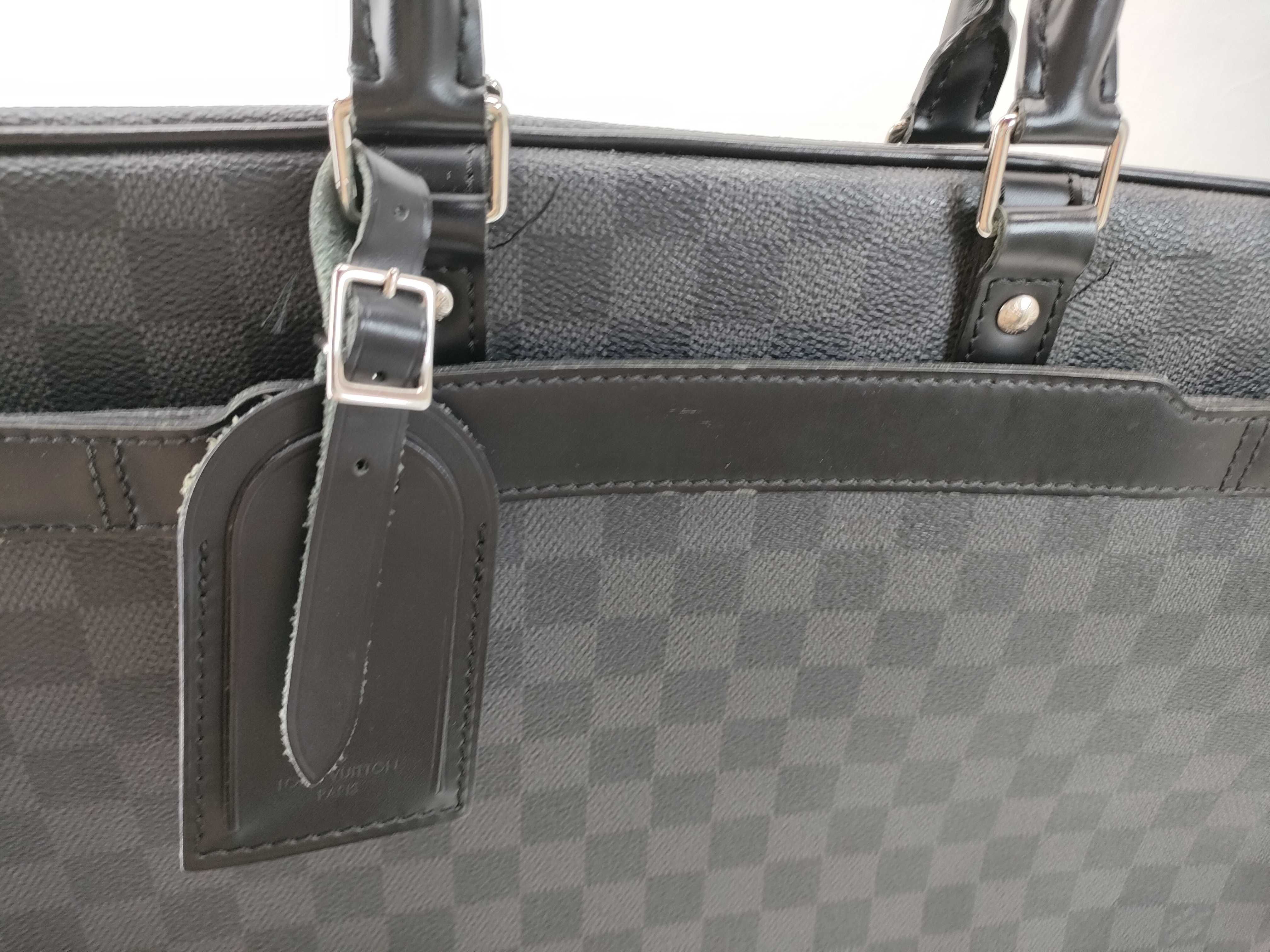 Damier Graphite Port Document Voyage GM Handbag — view 5