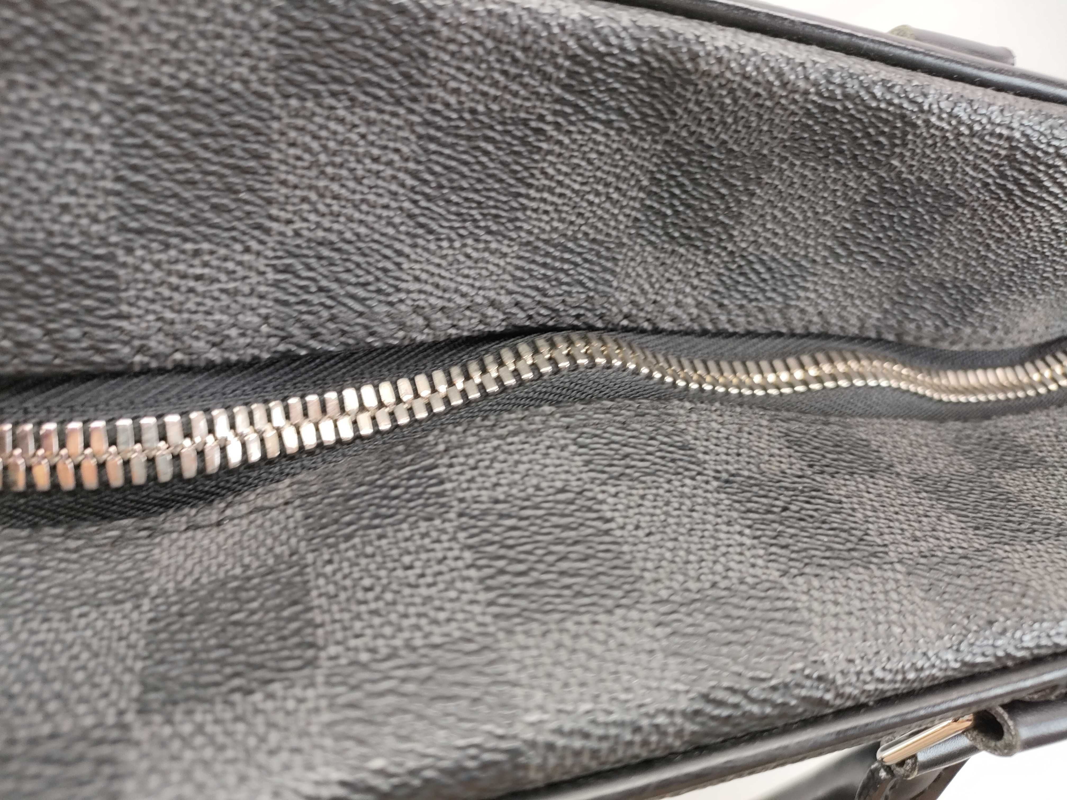 Damier Graphite Port Document Voyage GM Handbag — view 9