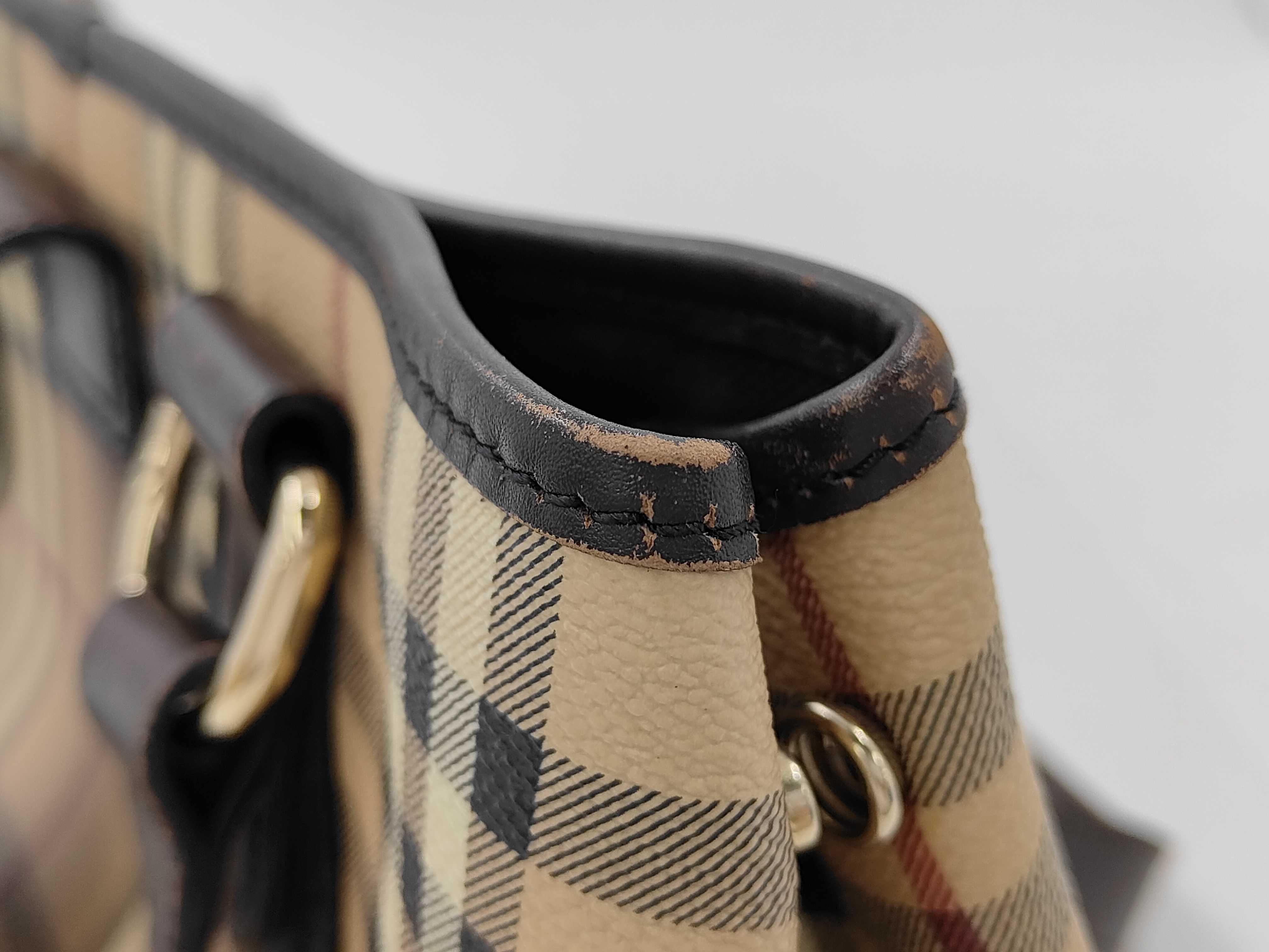 PRORSUM Burberry Prorsum Tote Bag Archive Nova Check Pattern Buckle Belt Handbag — view 11