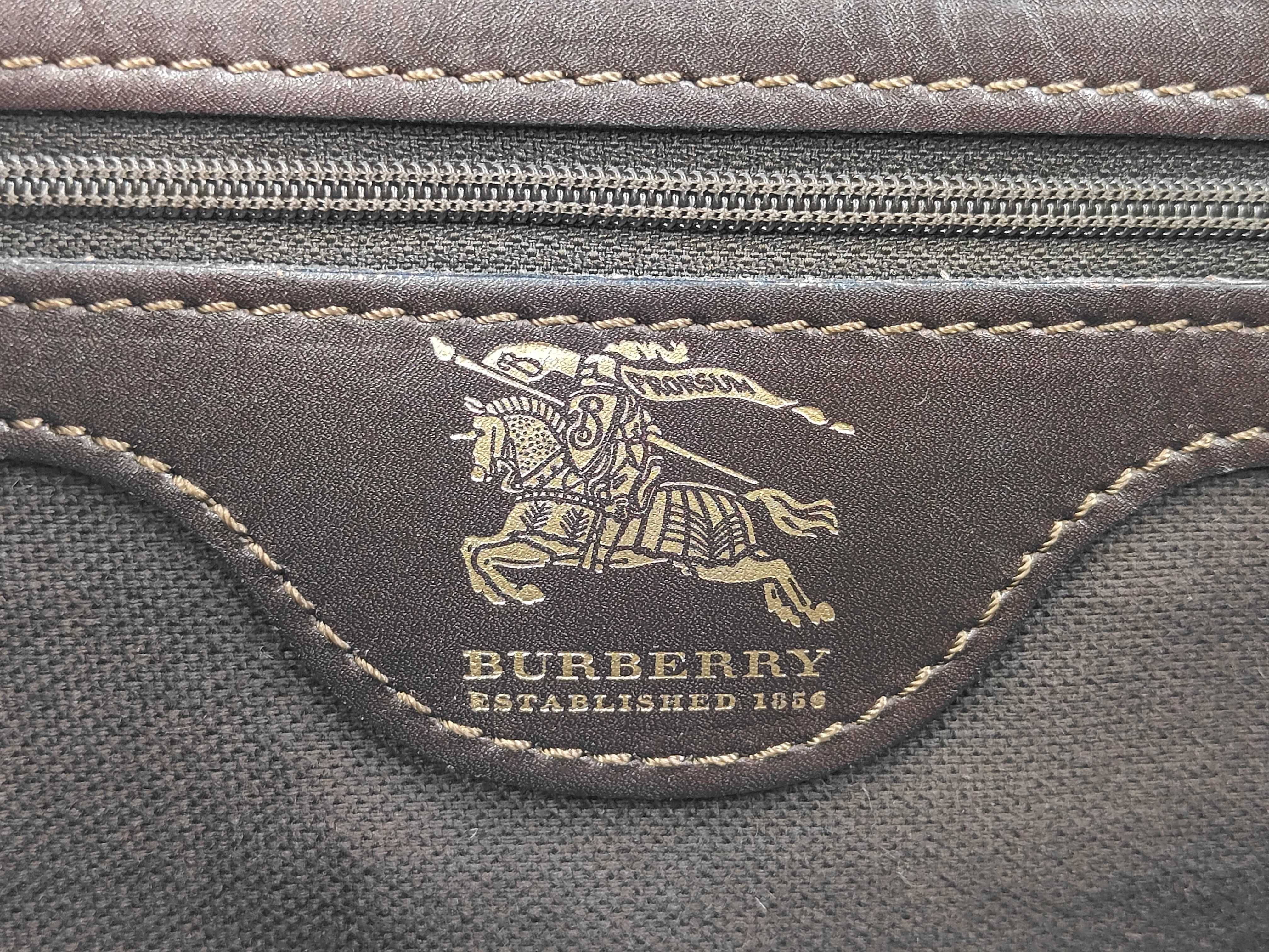 PRORSUM Burberry Prorsum Tote Bag Archive Nova Check Pattern Buckle Belt Handbag — view 9