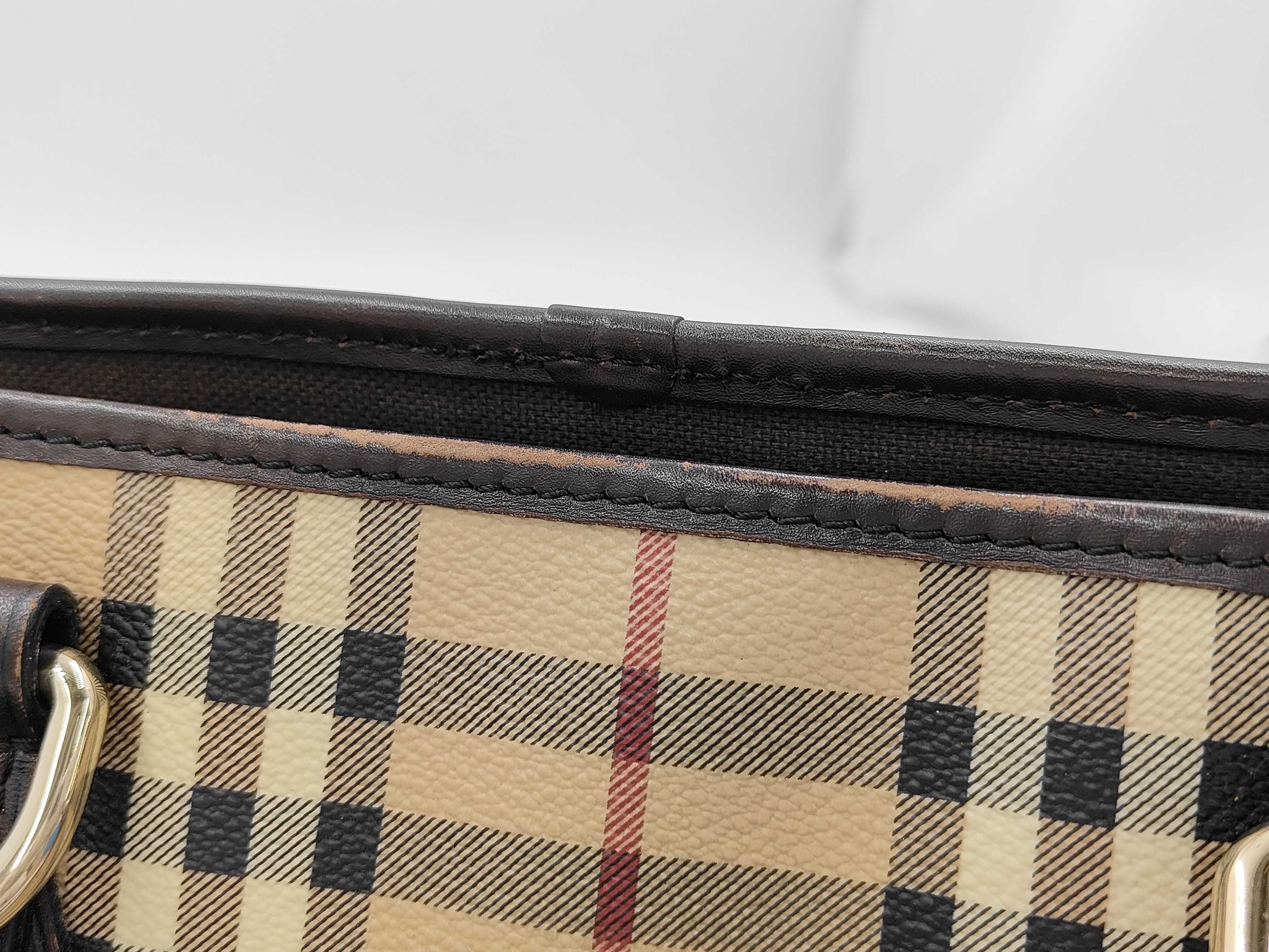 PRORSUM Burberry Prorsum Tote Bag Archive Nova Check Pattern Buckle Belt Handbag — view 10