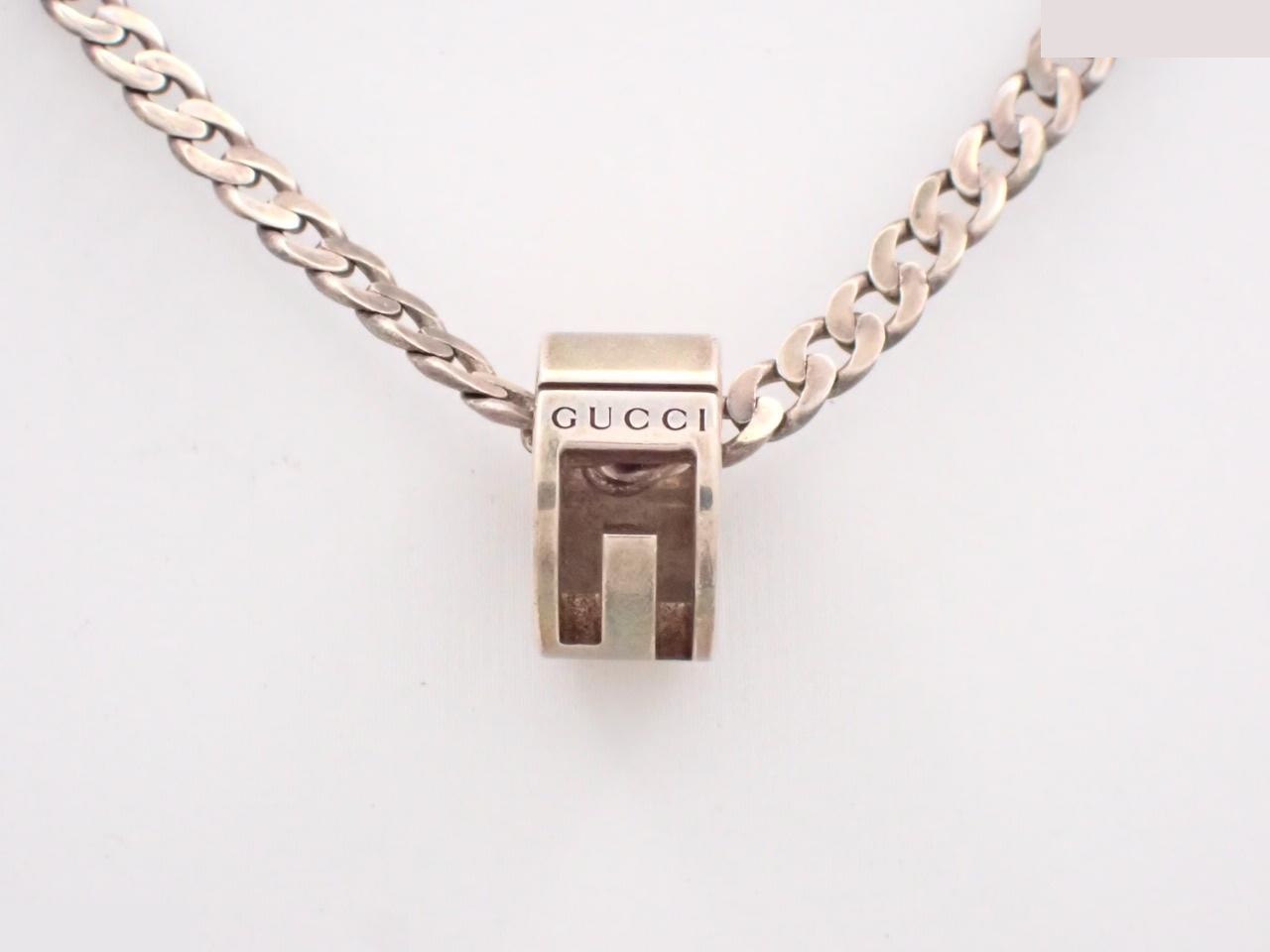 Cutout Necklace, 925 Sterling Silver, 16.6g, Chain approx. 42cm