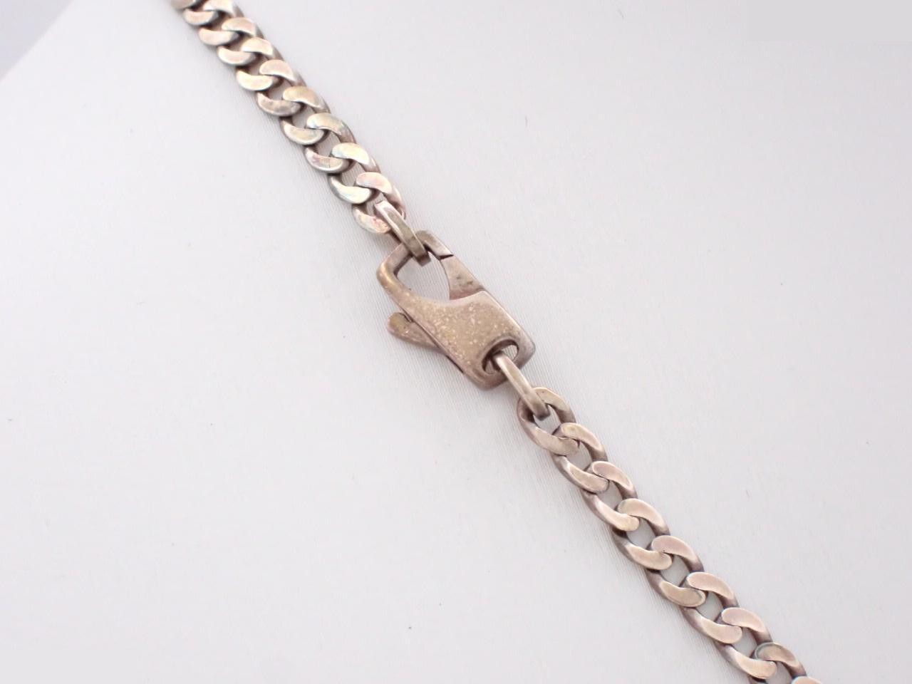 Cutout Necklace, 925 Sterling Silver, 16.6g, Chain approx. 42cm — view 2