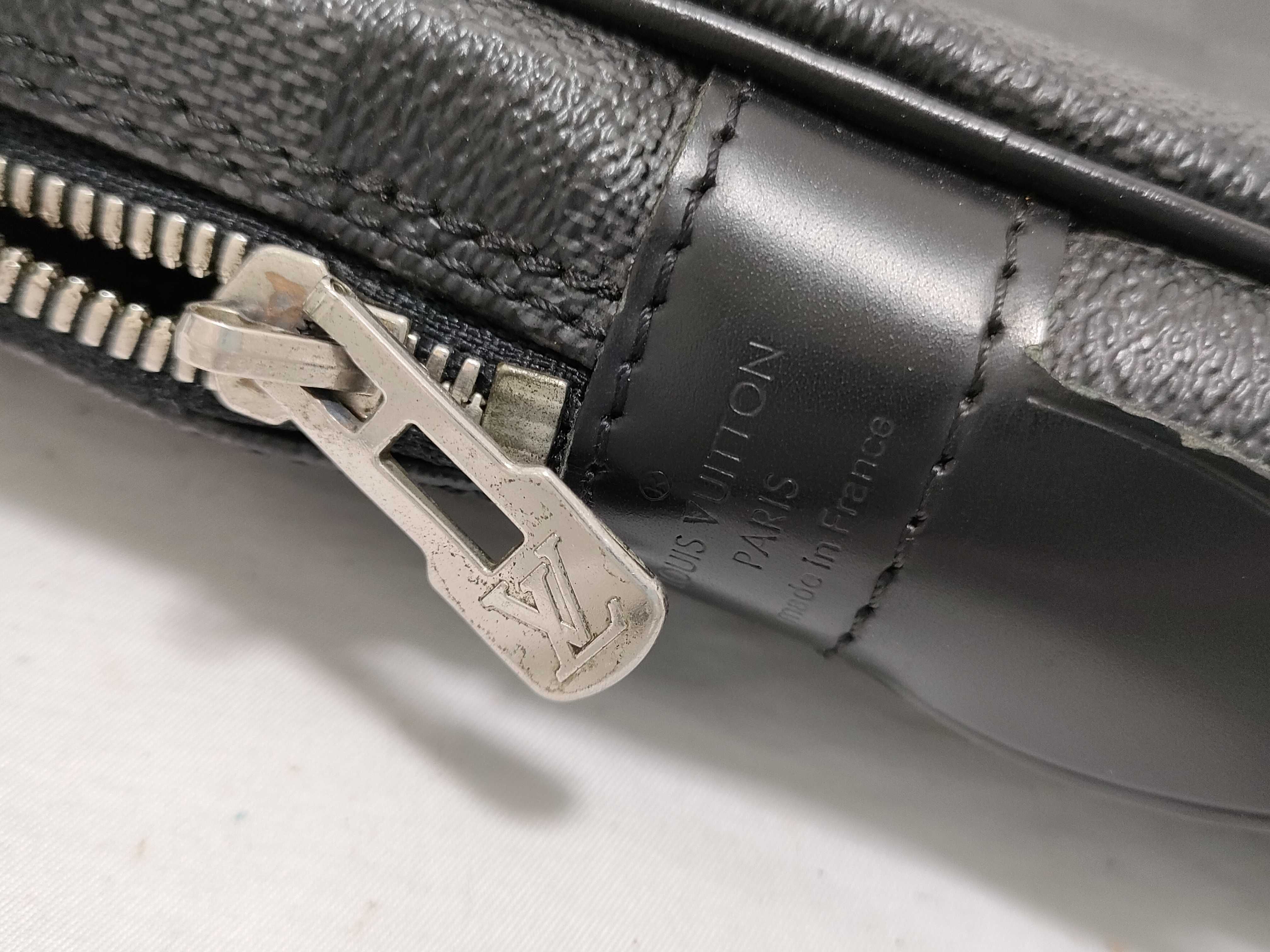 Damier Graphite Port Document Voyage Business Bag — view 12