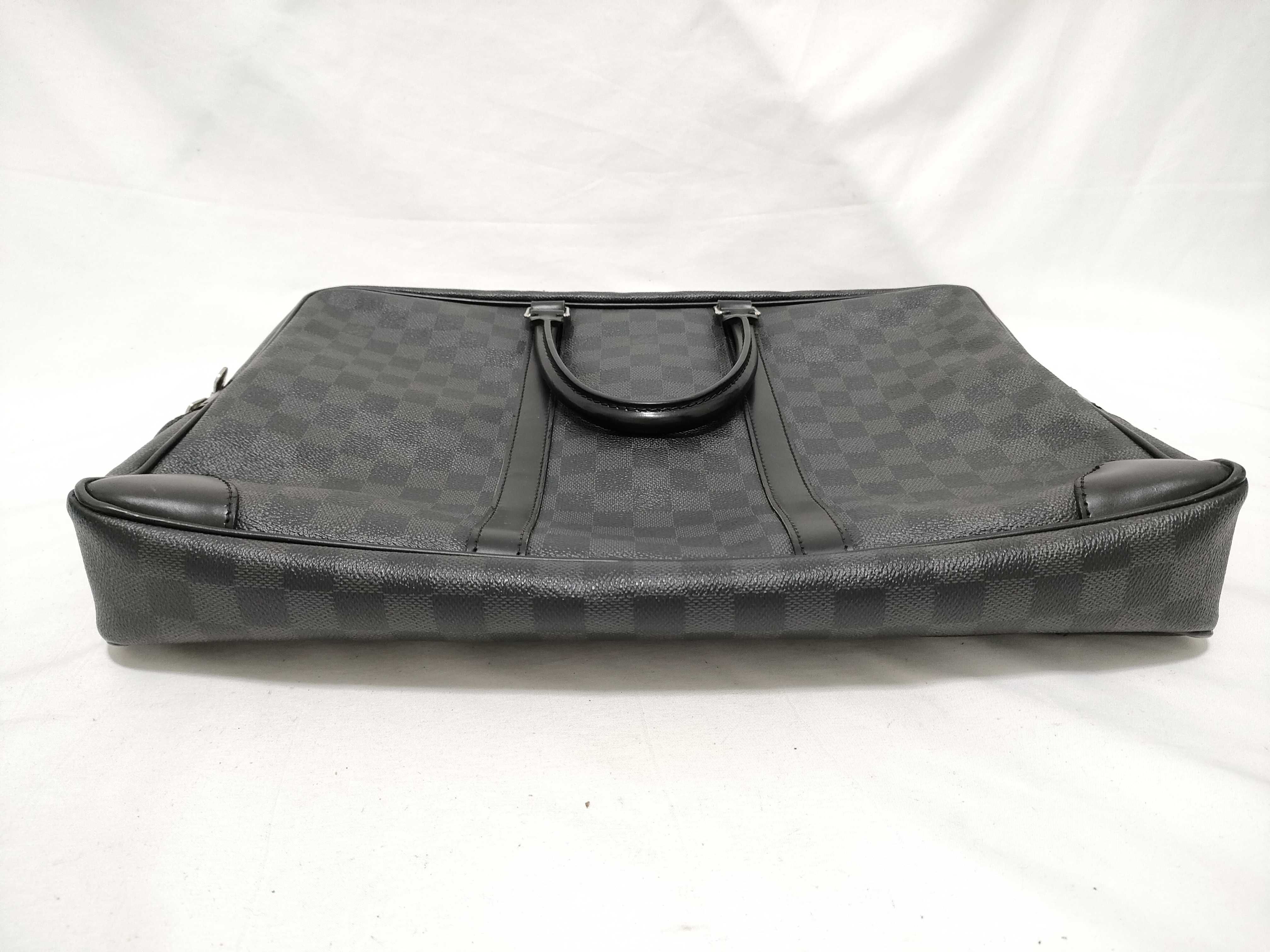 Damier Graphite Port Document Voyage Business Bag — view 8