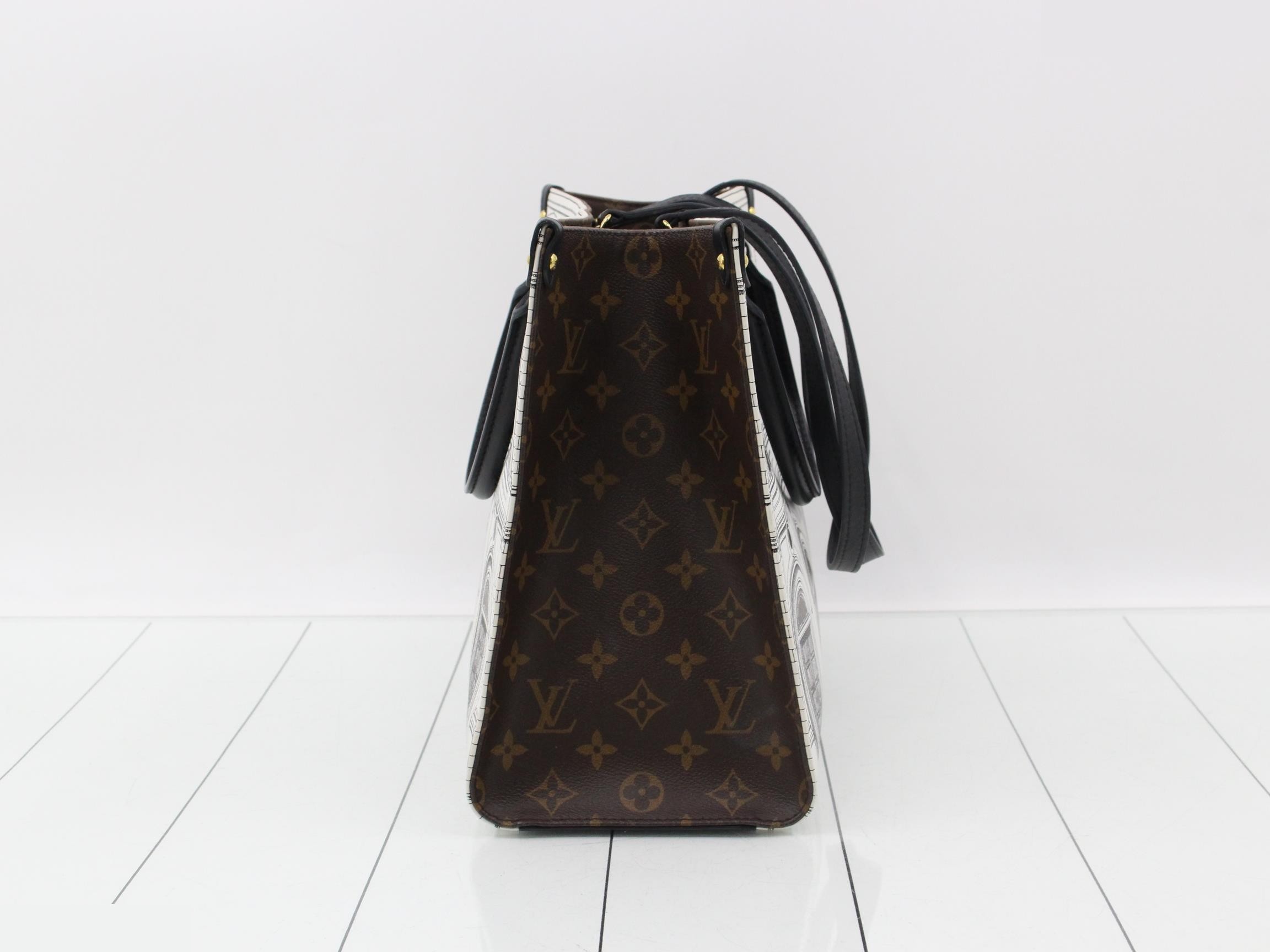 LV x Fornasetti Monogram OnTheGo MM 2-Way Tote Bag — view 3