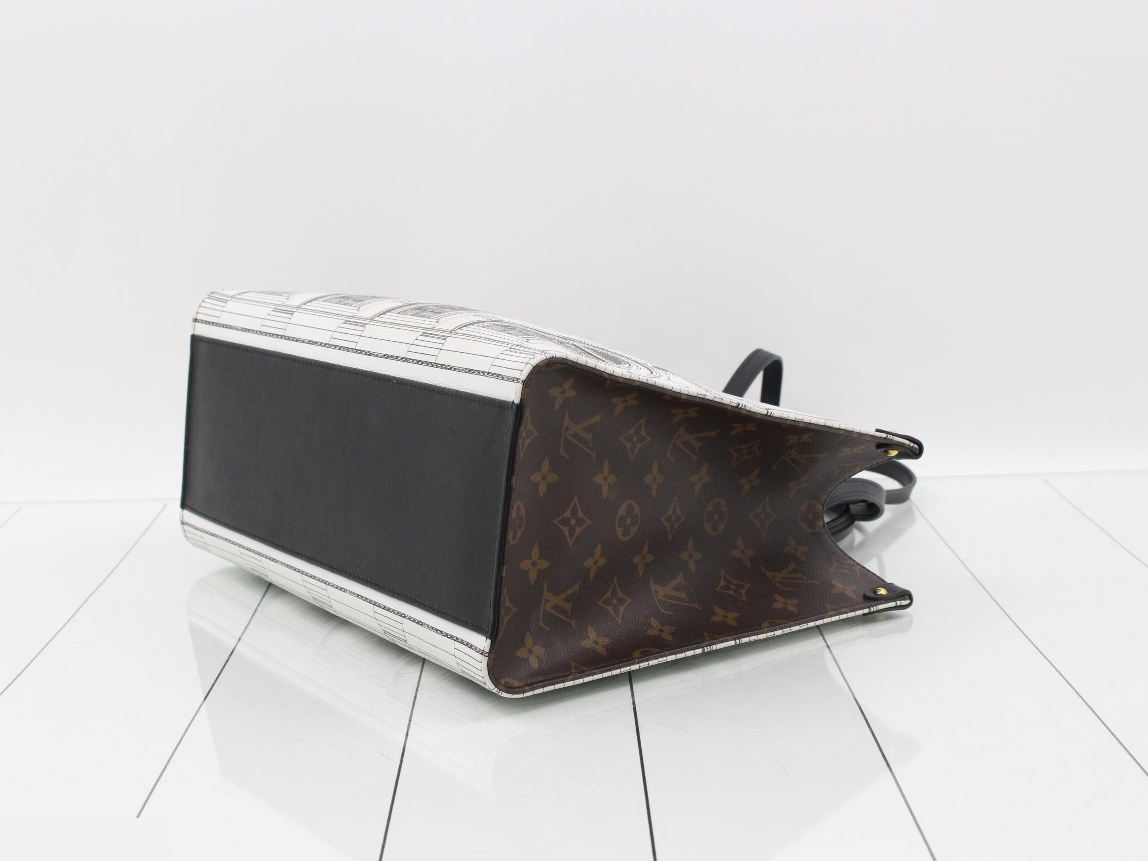 LV x Fornasetti Monogram OnTheGo MM 2-Way Tote Bag — view 6