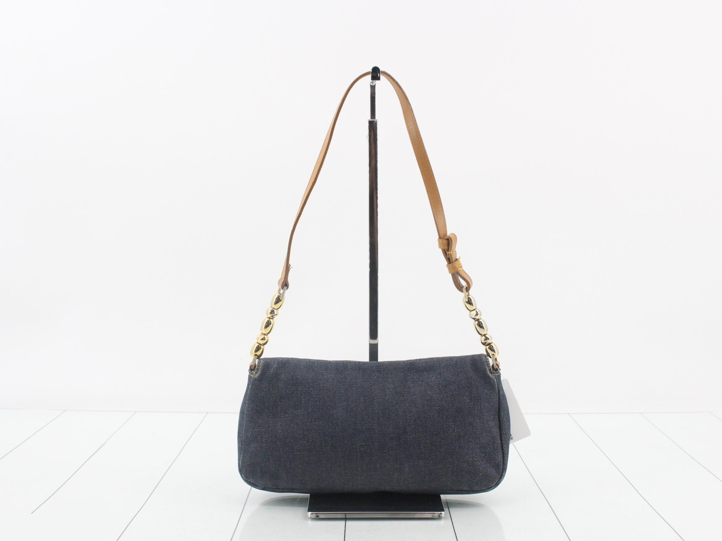 Maris Pearl Denim Shoulder Bag — view 2