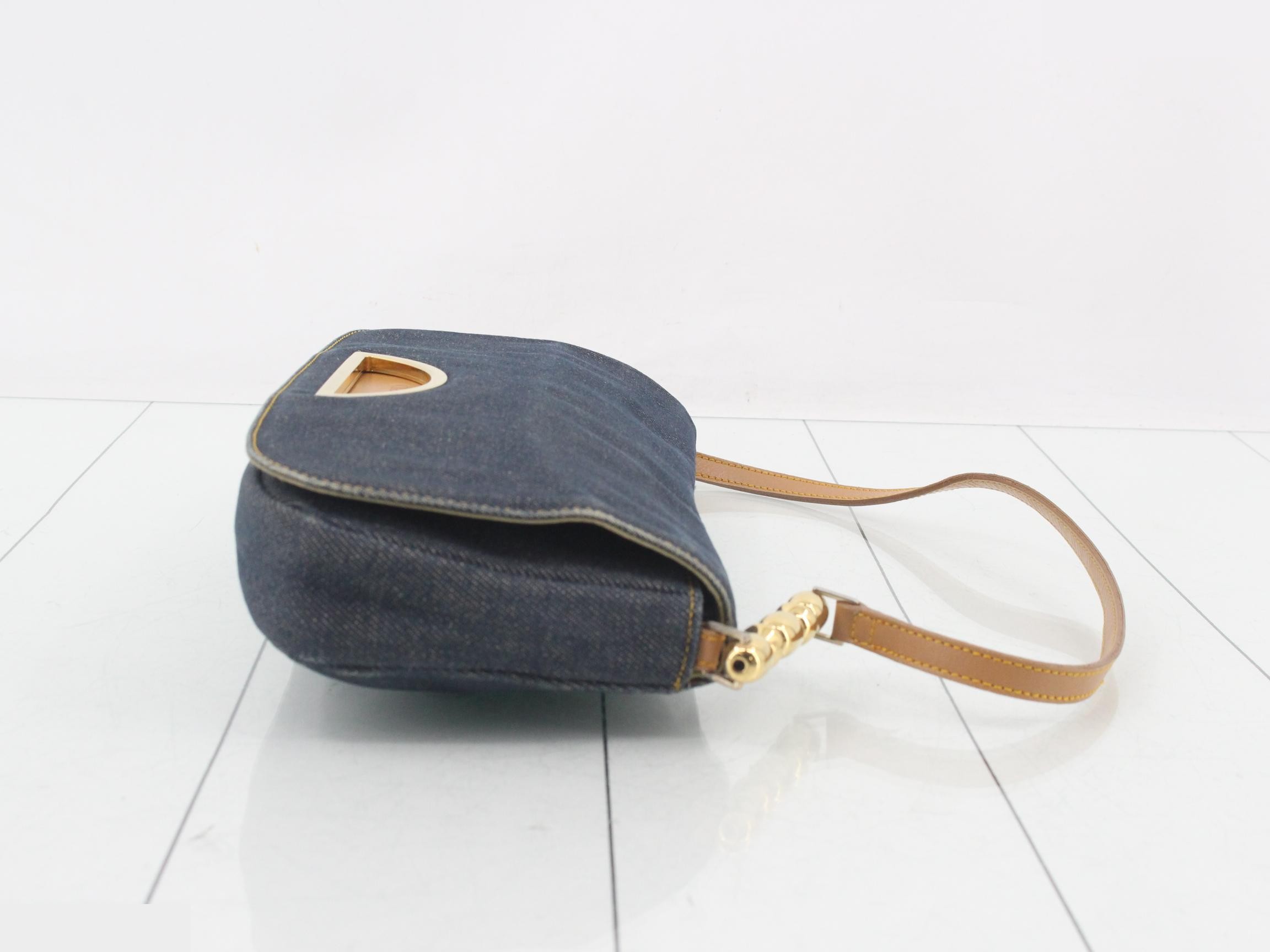Maris Pearl Denim Shoulder Bag — view 3